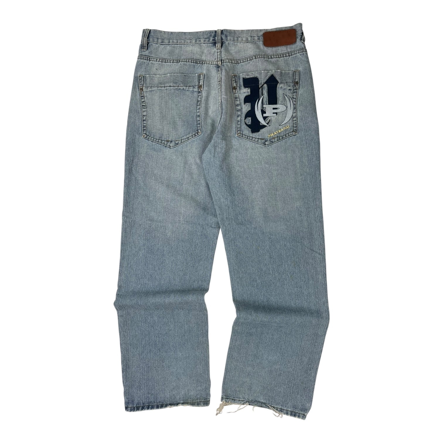 Vintage Y2K Phat Farm Embroidered Jeans Light Wash
