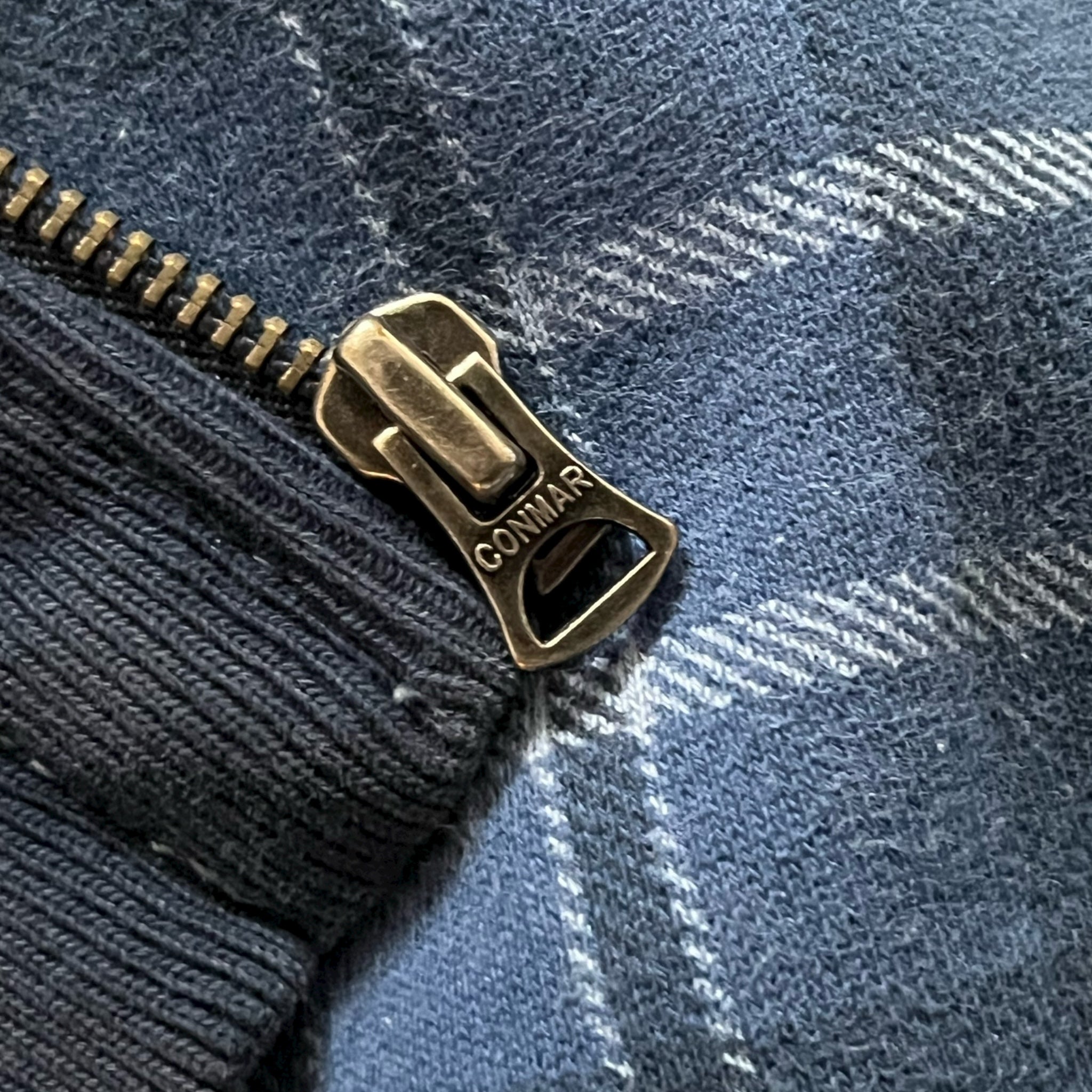 Vintage Polo Ralph Lauren Plaid Waffle Lined Zip Hoodie