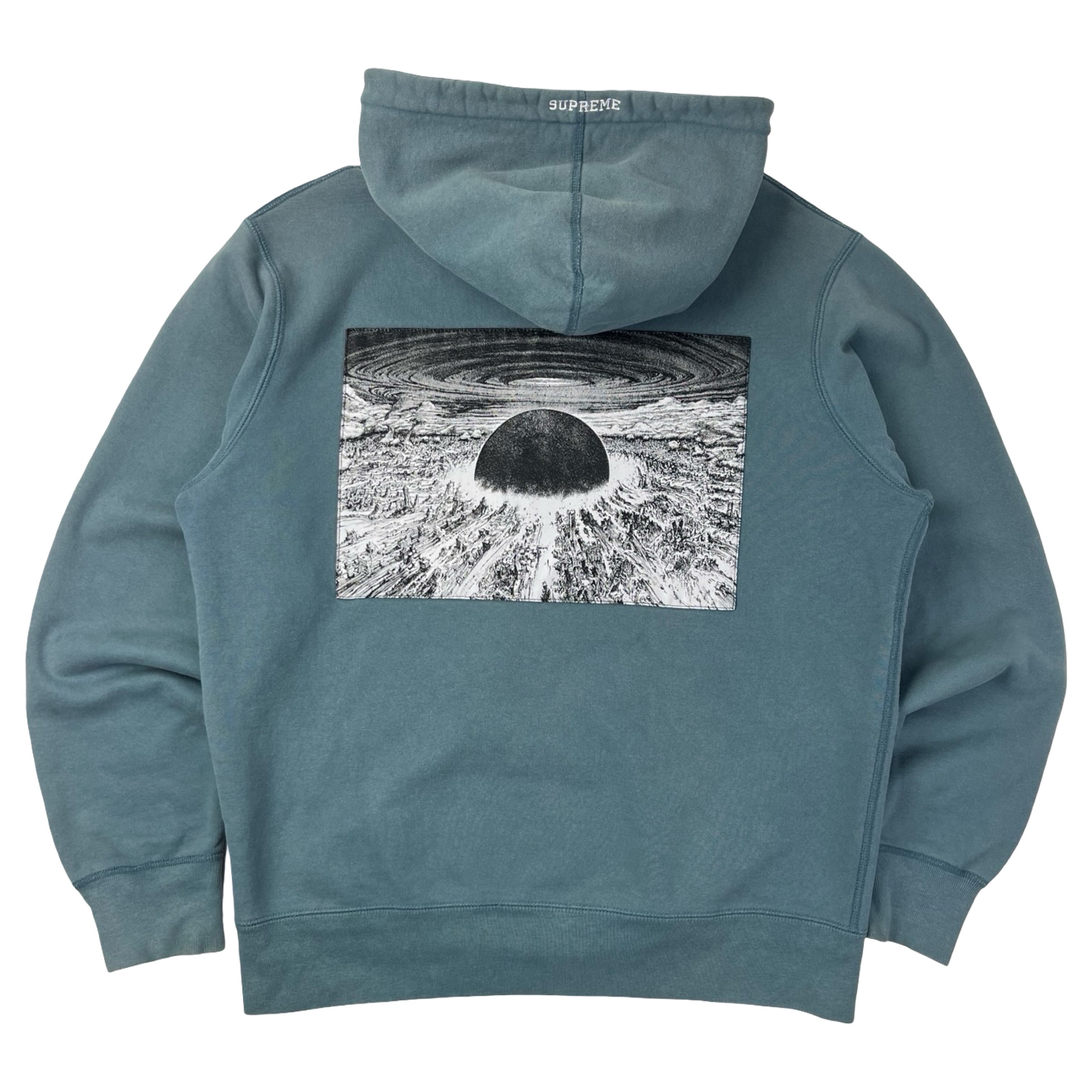 Supreme AKIRA Arm Hooded Sweatshirt Slate