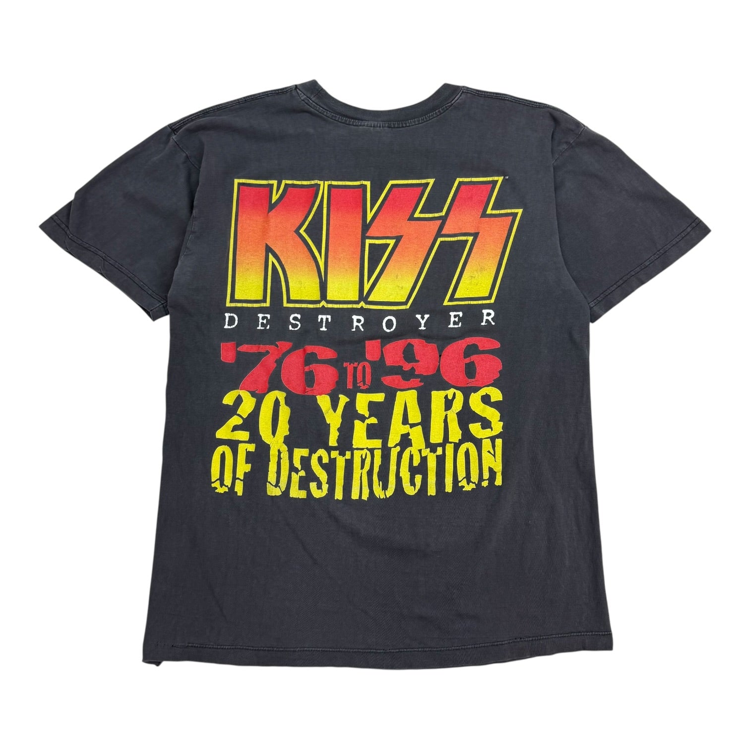 1996 Kiss ‘20 Years Of Destruction’ Tee Black