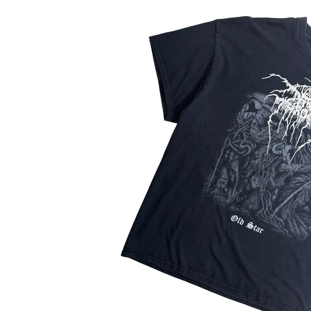 Vintage Darkthrone Old Star T-Shirt Black