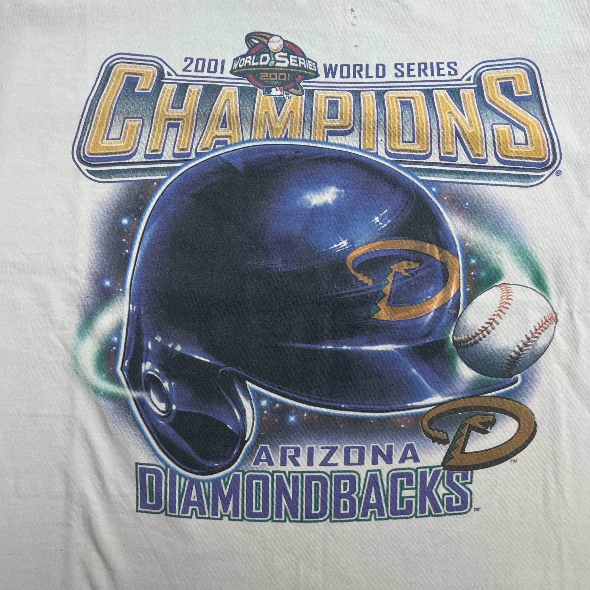 2001 Arizona Diamondbacks World Series Champions Tee White