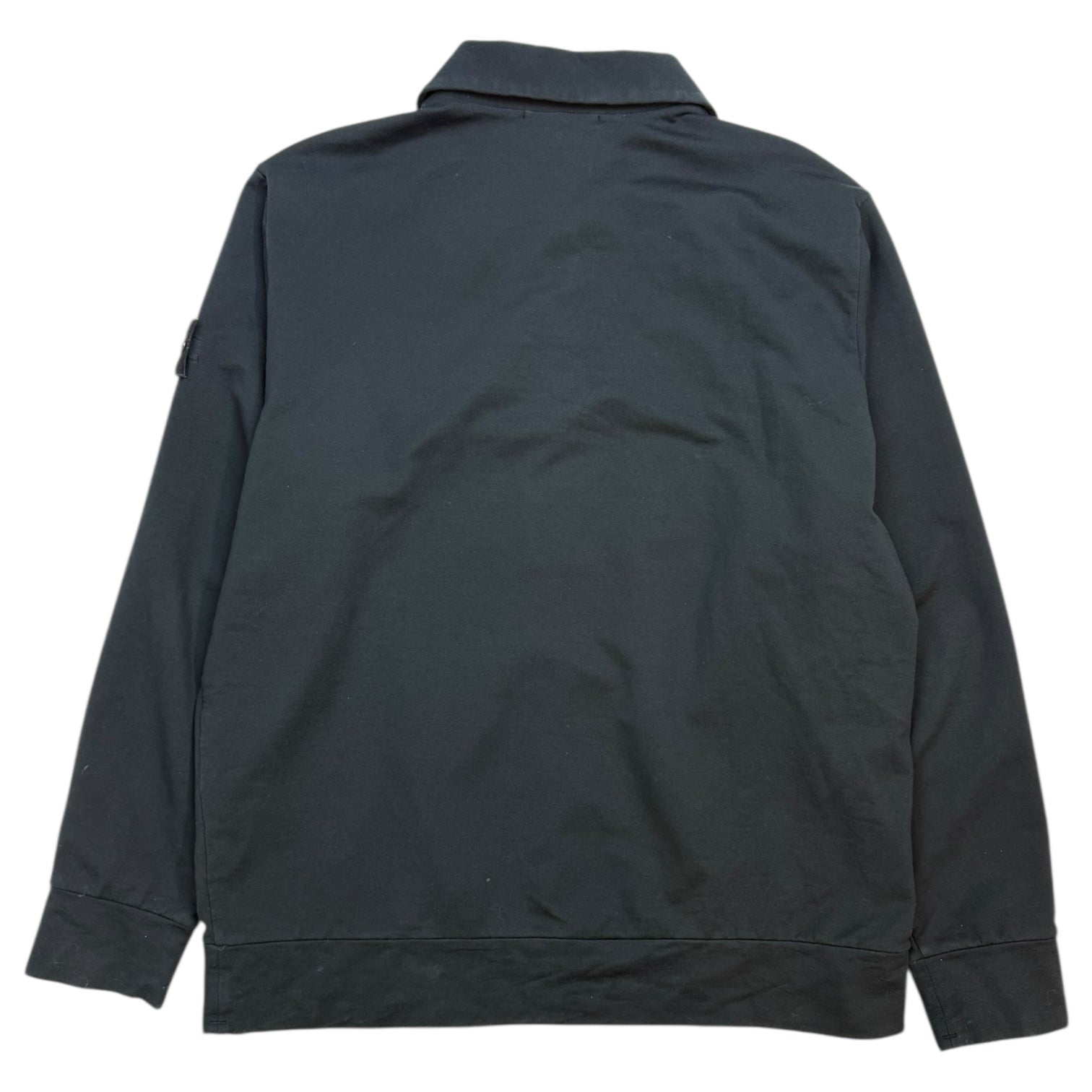 Stone Island Ghost Quarter Zip Long Sleeve Black