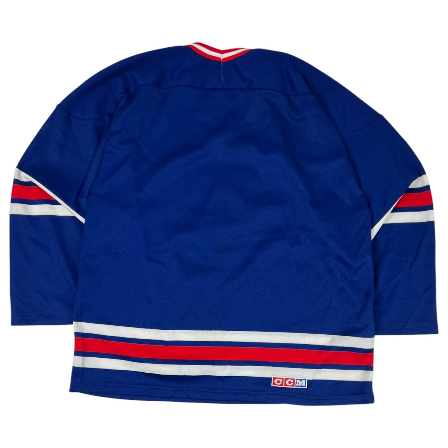 Vintage CCM New York Rangers Jersey Blue