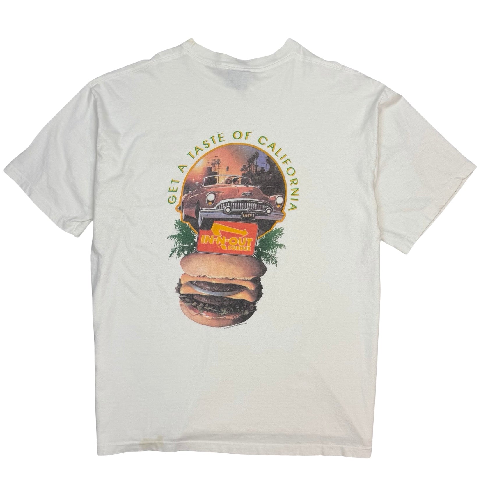 1993 In-N-Out “Get A Taste Of California” Tee White