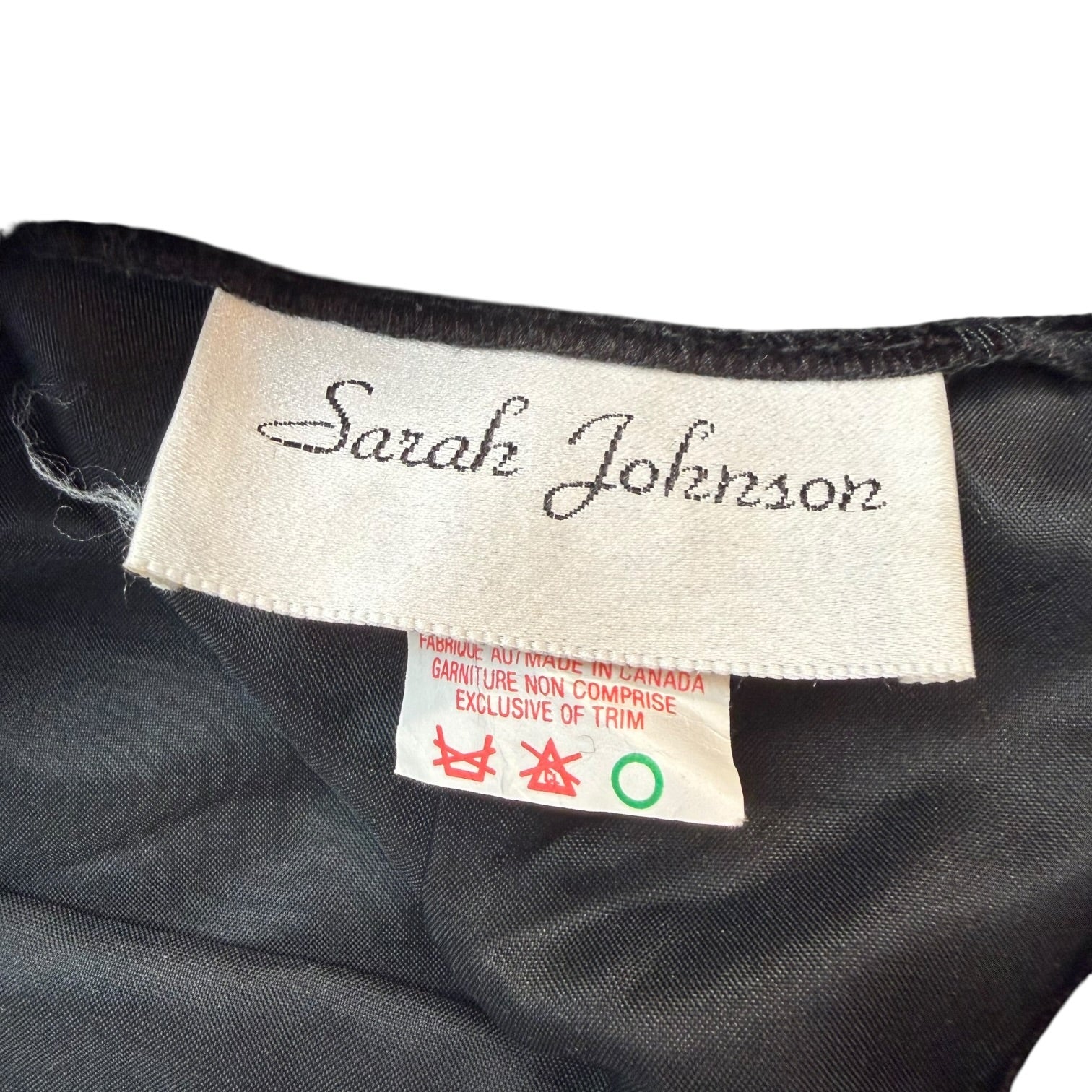 (W) Vintage Velvet Skirt Black