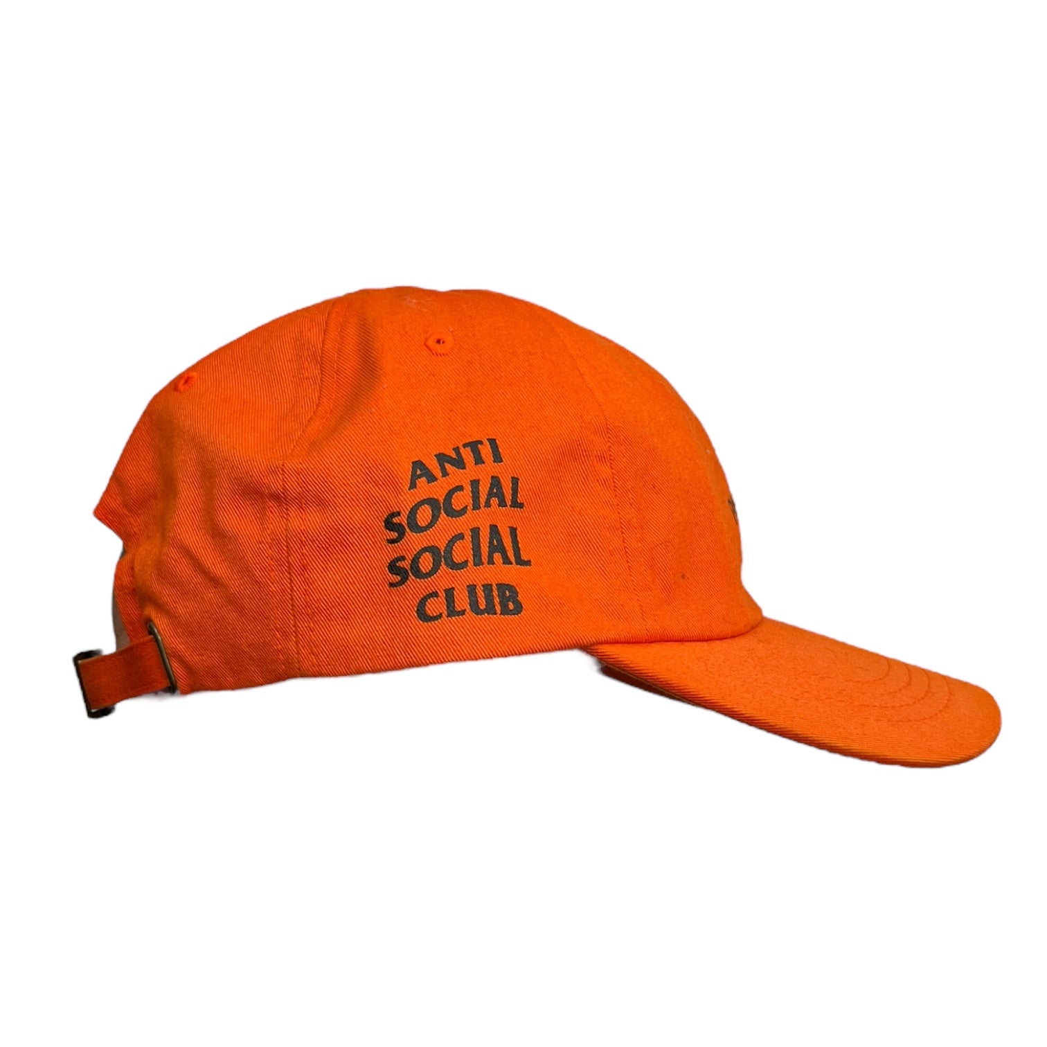 Anti Social Social Club x Undefeated Still Paranoid Cap Orange