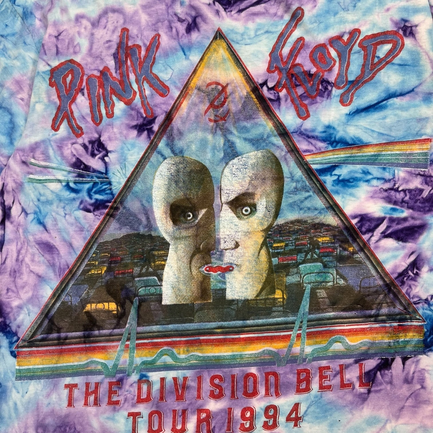1994 Pink Floyd Division Bell Tee Tie Dye