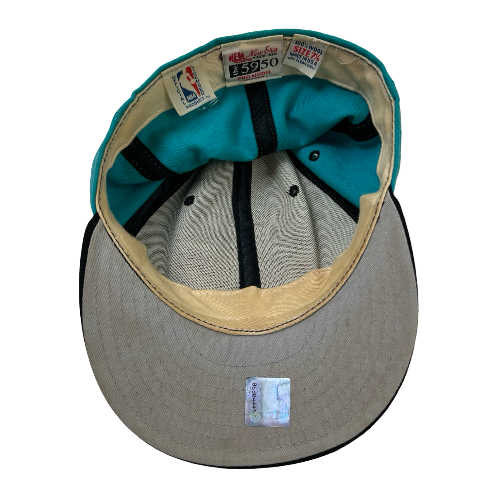 Vintage Vancouver Grizzlies Fitted Hat Teal