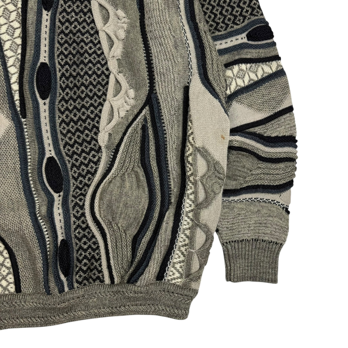 Vintage Tosani 3D Knit Sweater Beige