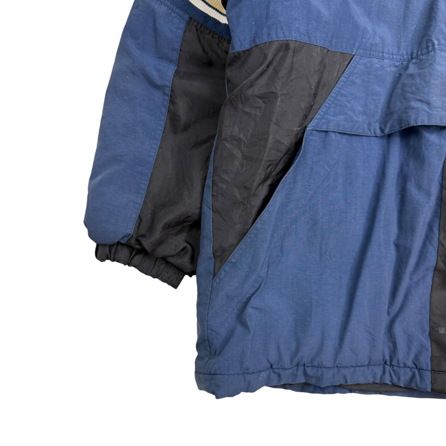 Vintage Starter Notre Dame Anorak Jacket Blue