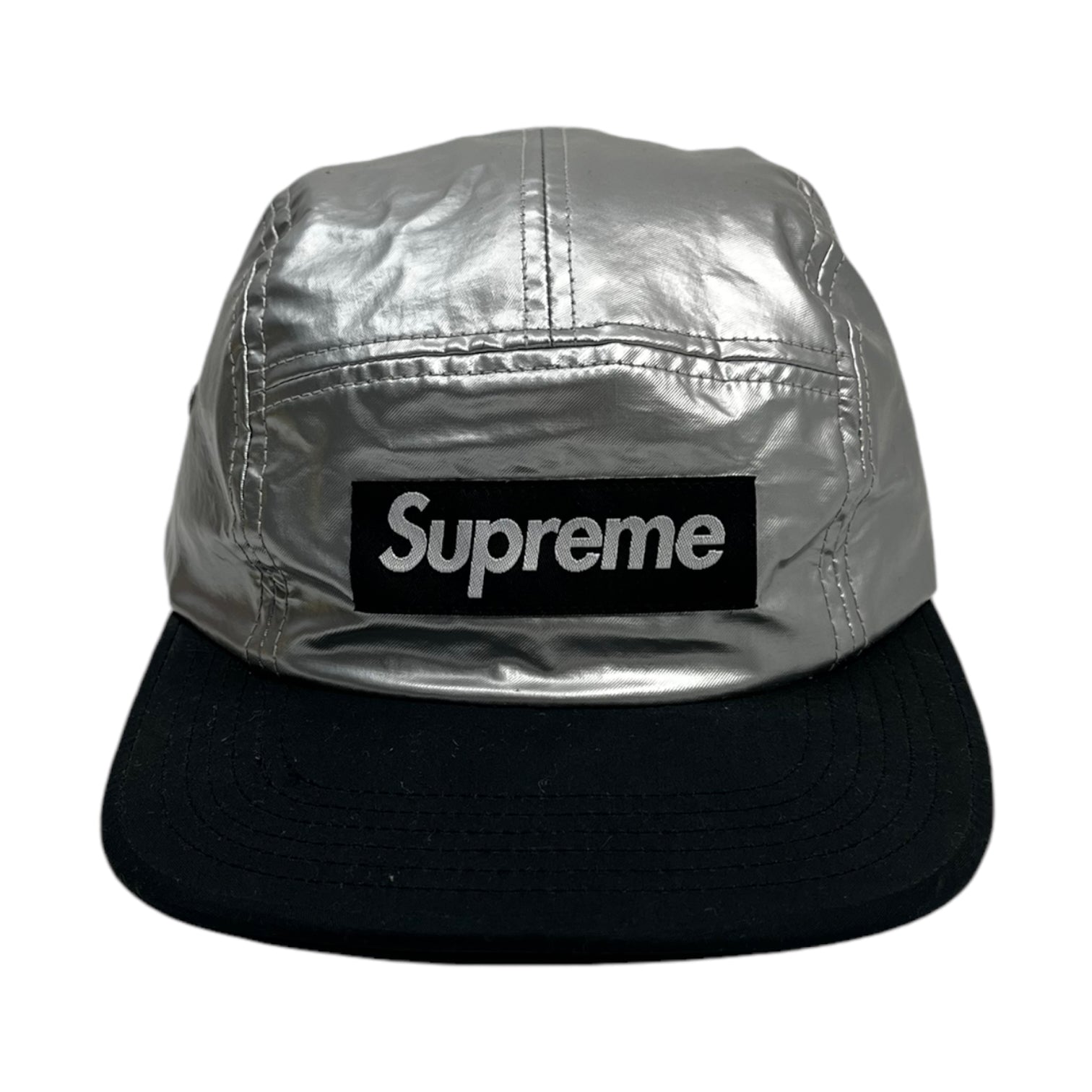 Supreme F/W 2013 Silver Camp Cap