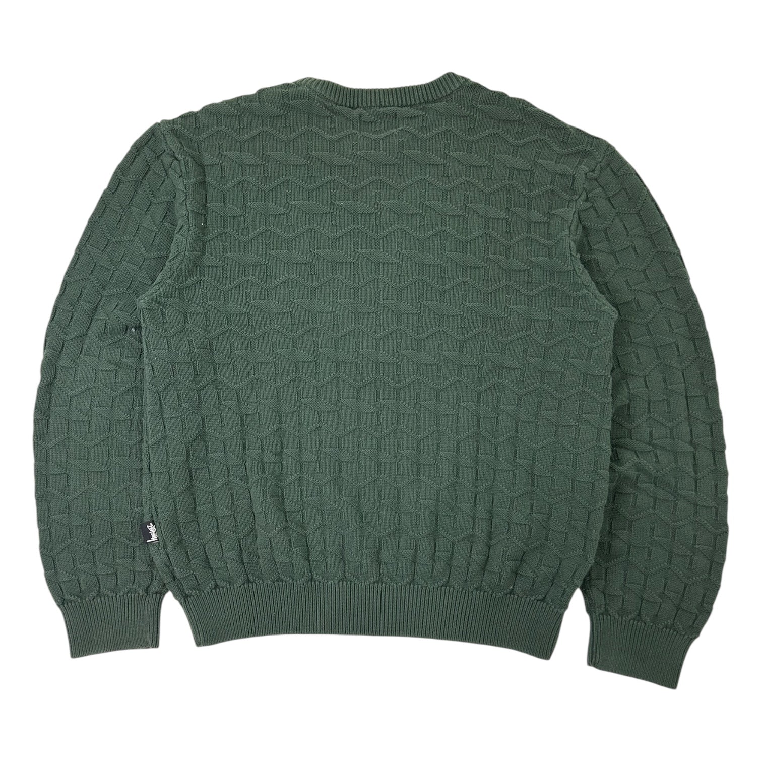 Stussy Strand Knit Sweater Green
