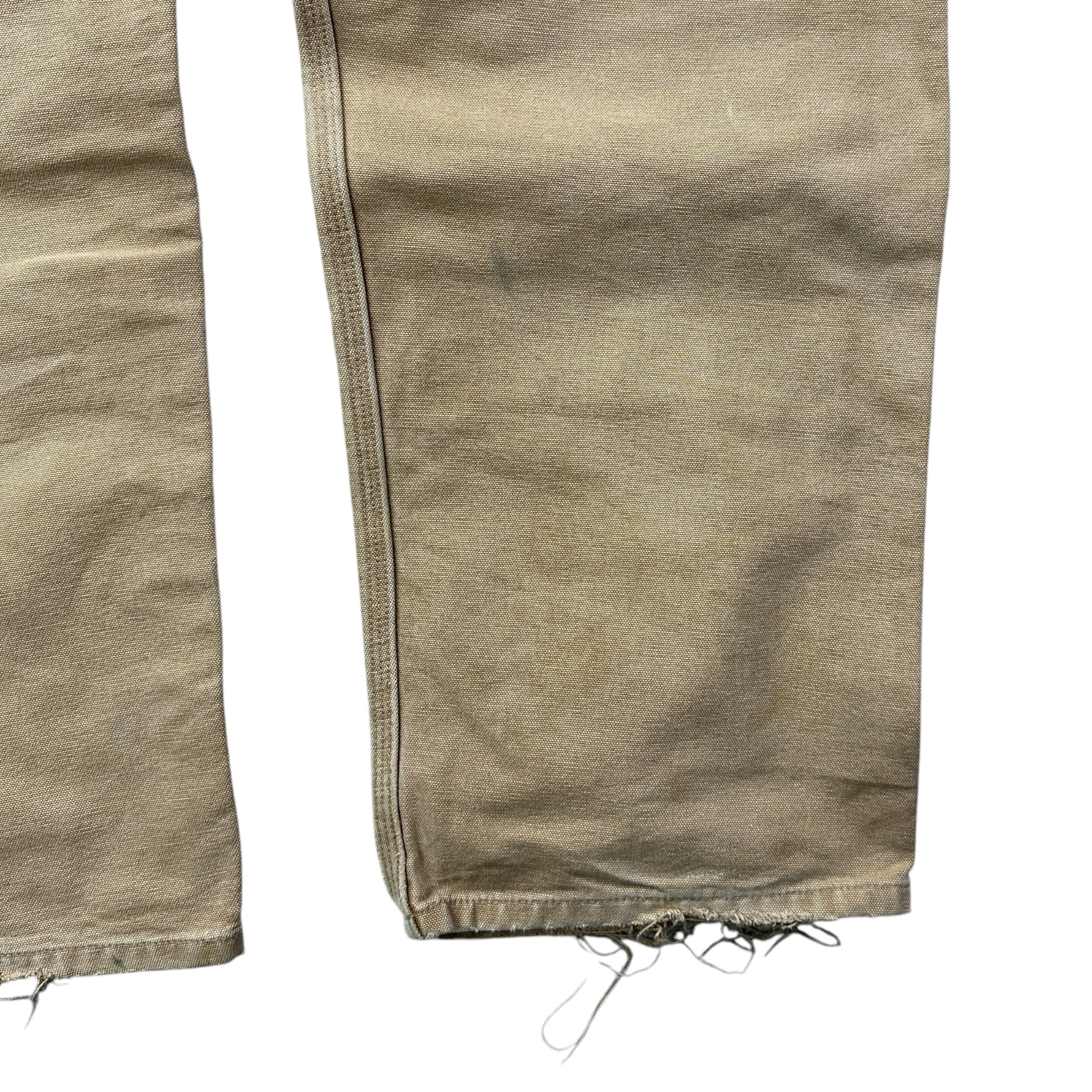 Vintage Carhartt Double Knees Pants Tan