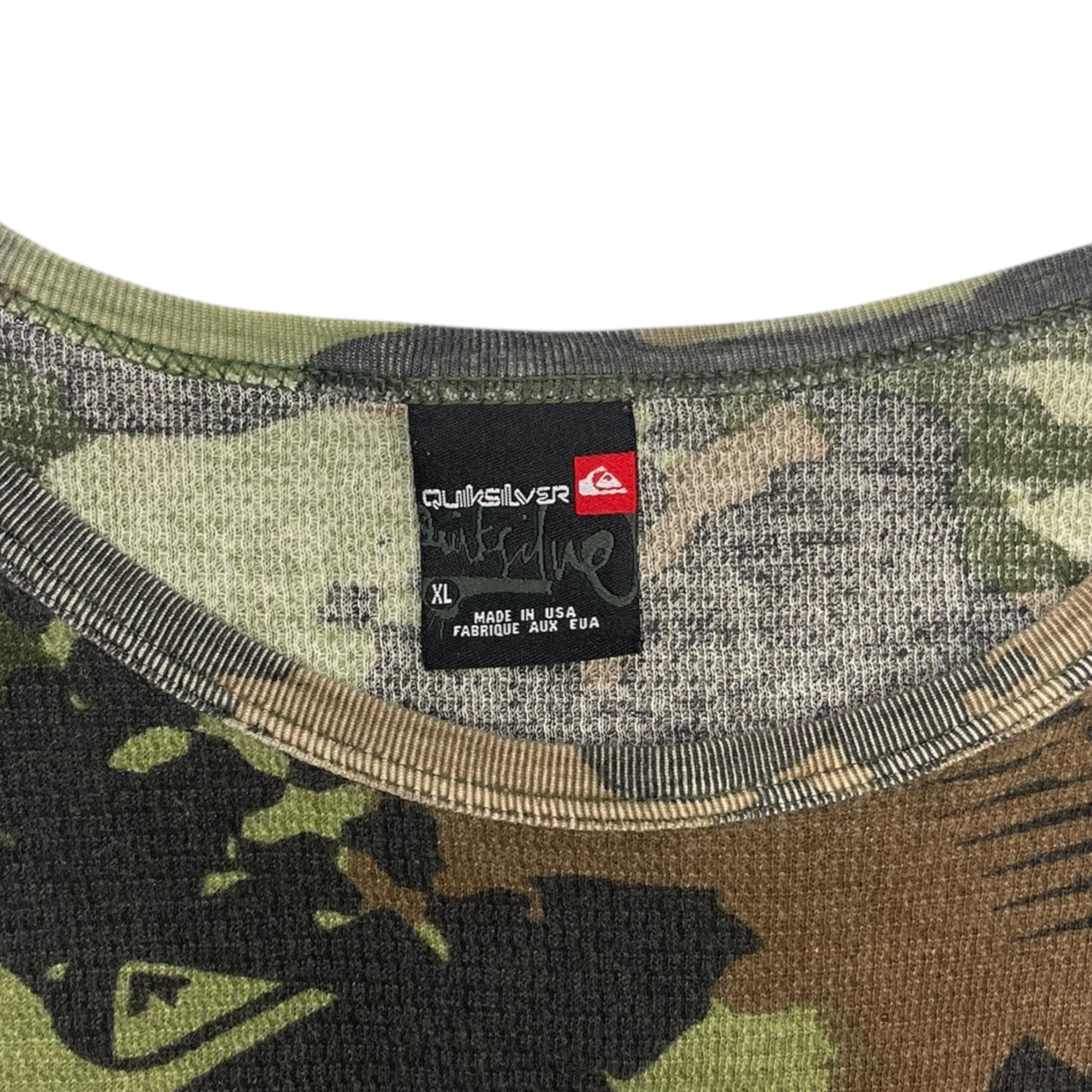 Vintage Y2K Quiksilver Thermal Knit