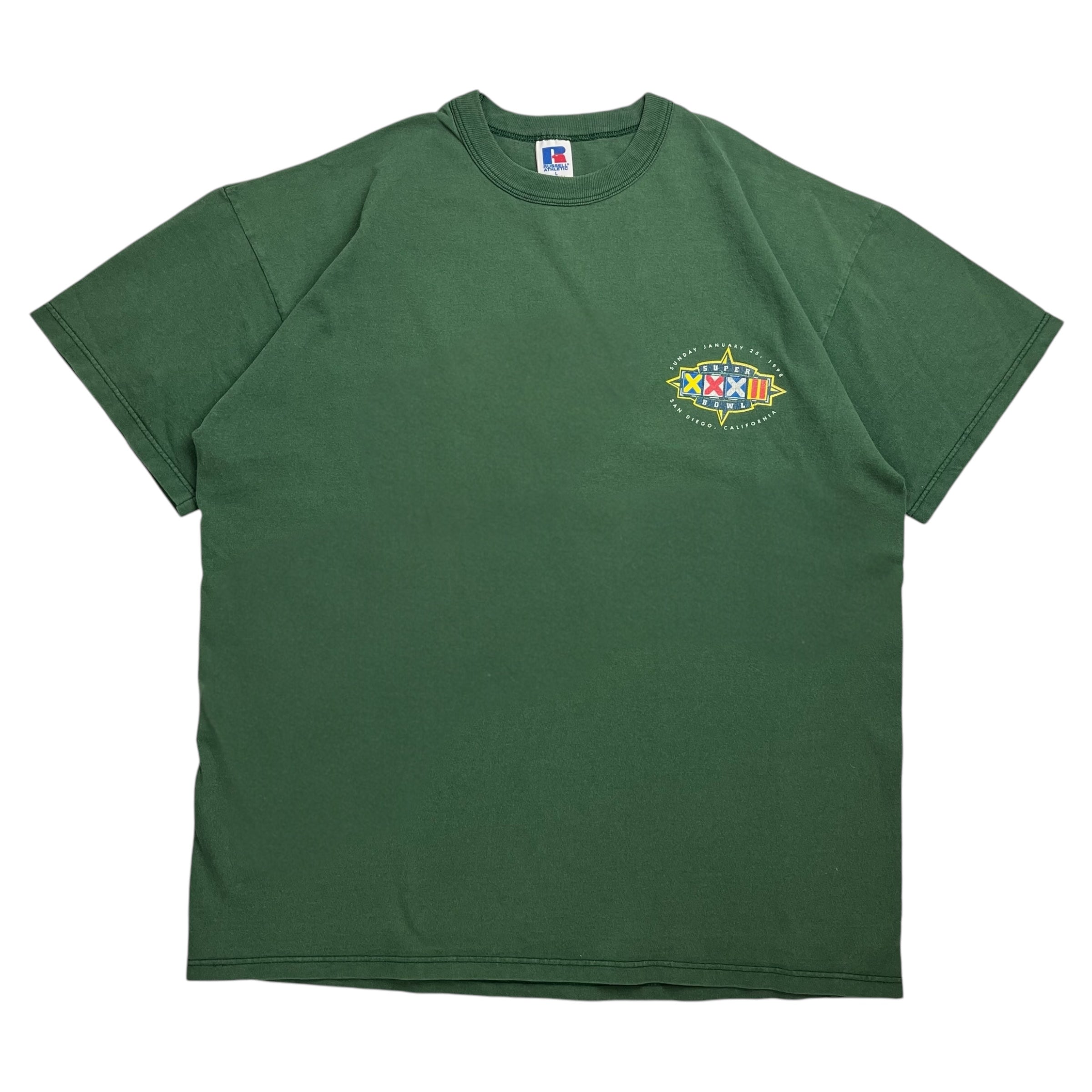 Vintage Green Bay Packers Super Bowl 32 Tee Green