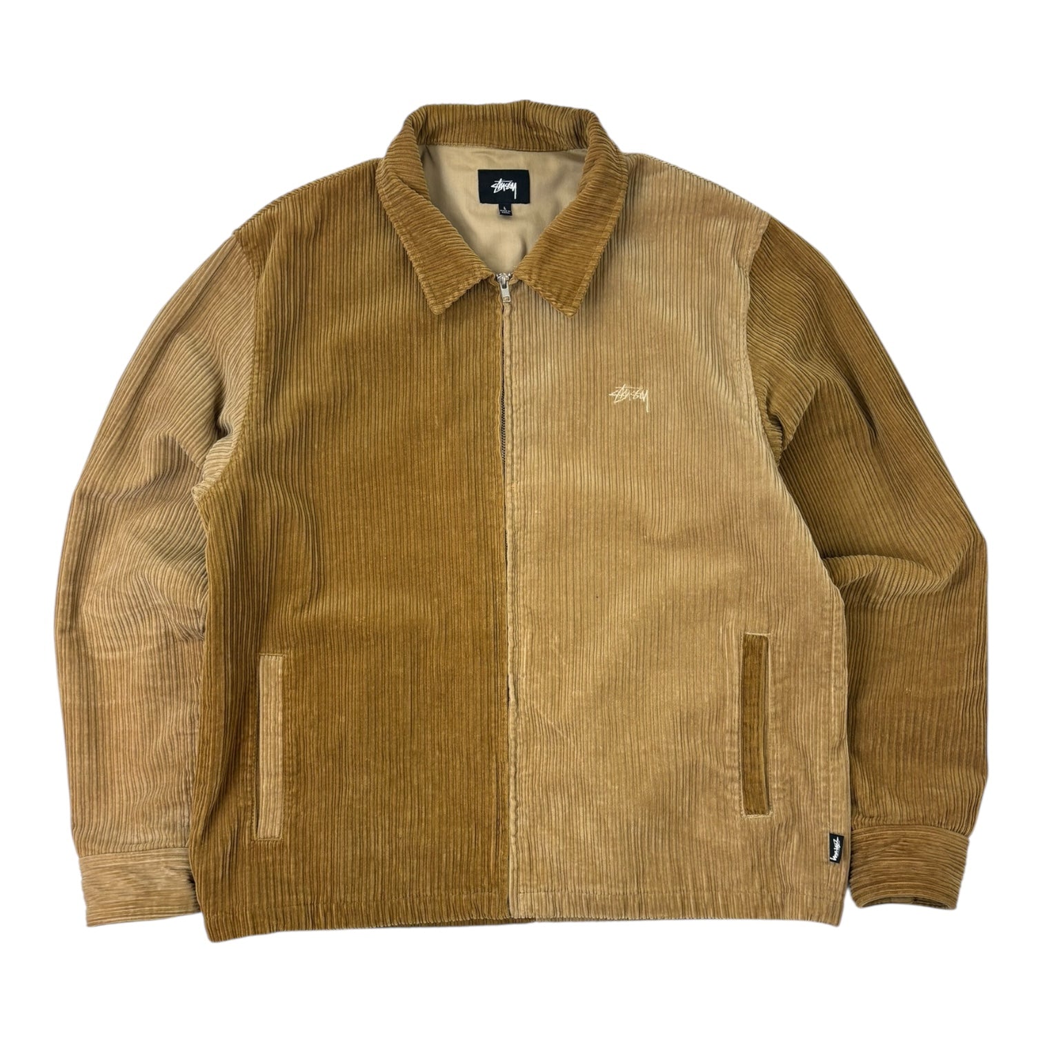 Stussy Mix Up Cord Jacket Brown