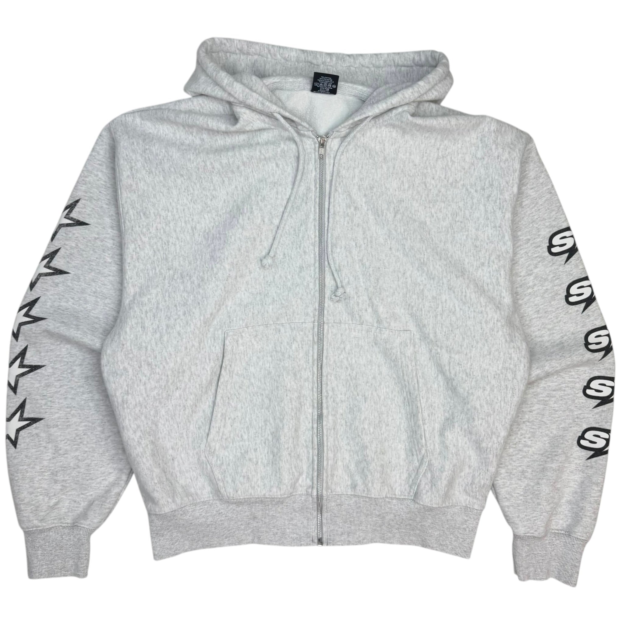 Stussy Speedway Zip Hoodie Ash Heather Grey