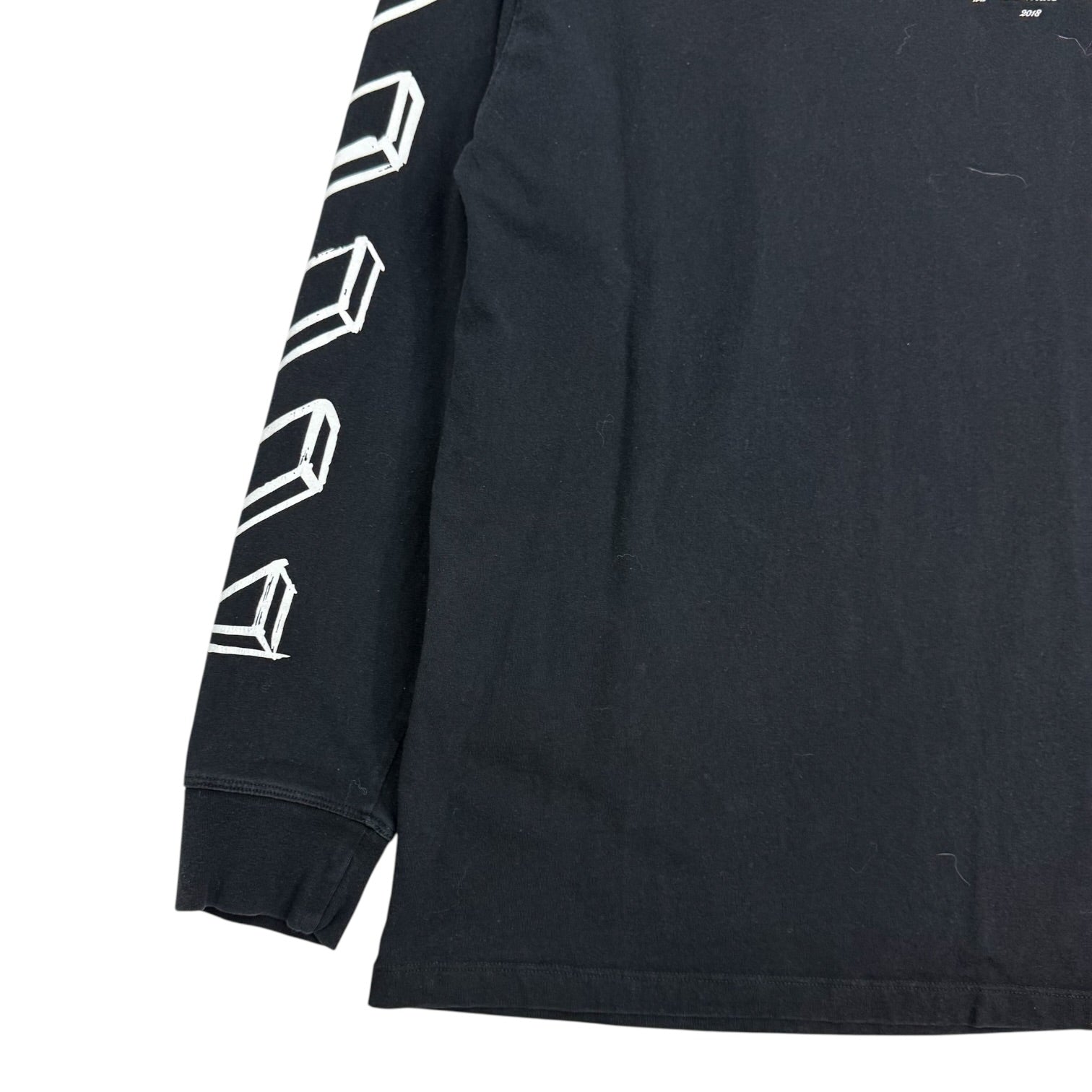 Off-White Diagonal Marker Arrows L/S Tee Black