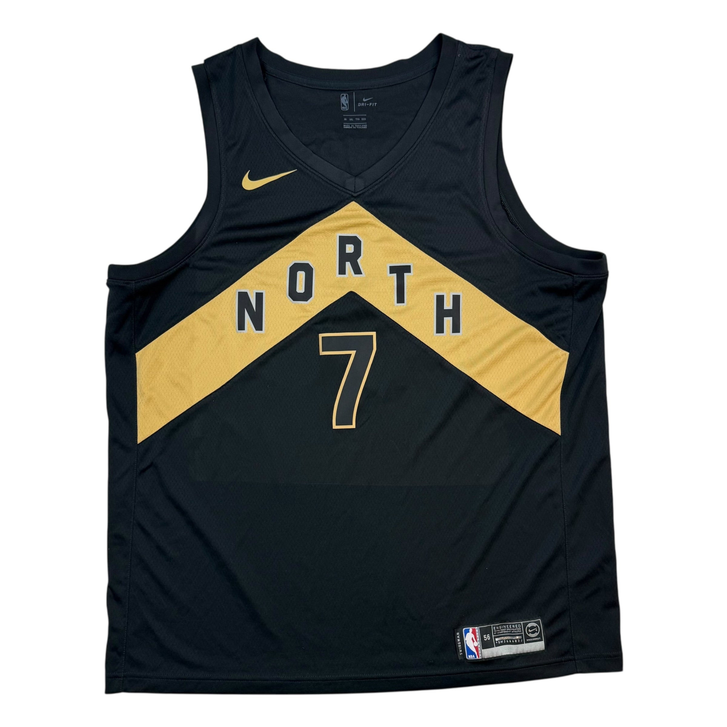 Nike Toronto Raptors OVO Kyle Lowry Jersey Black/Gold