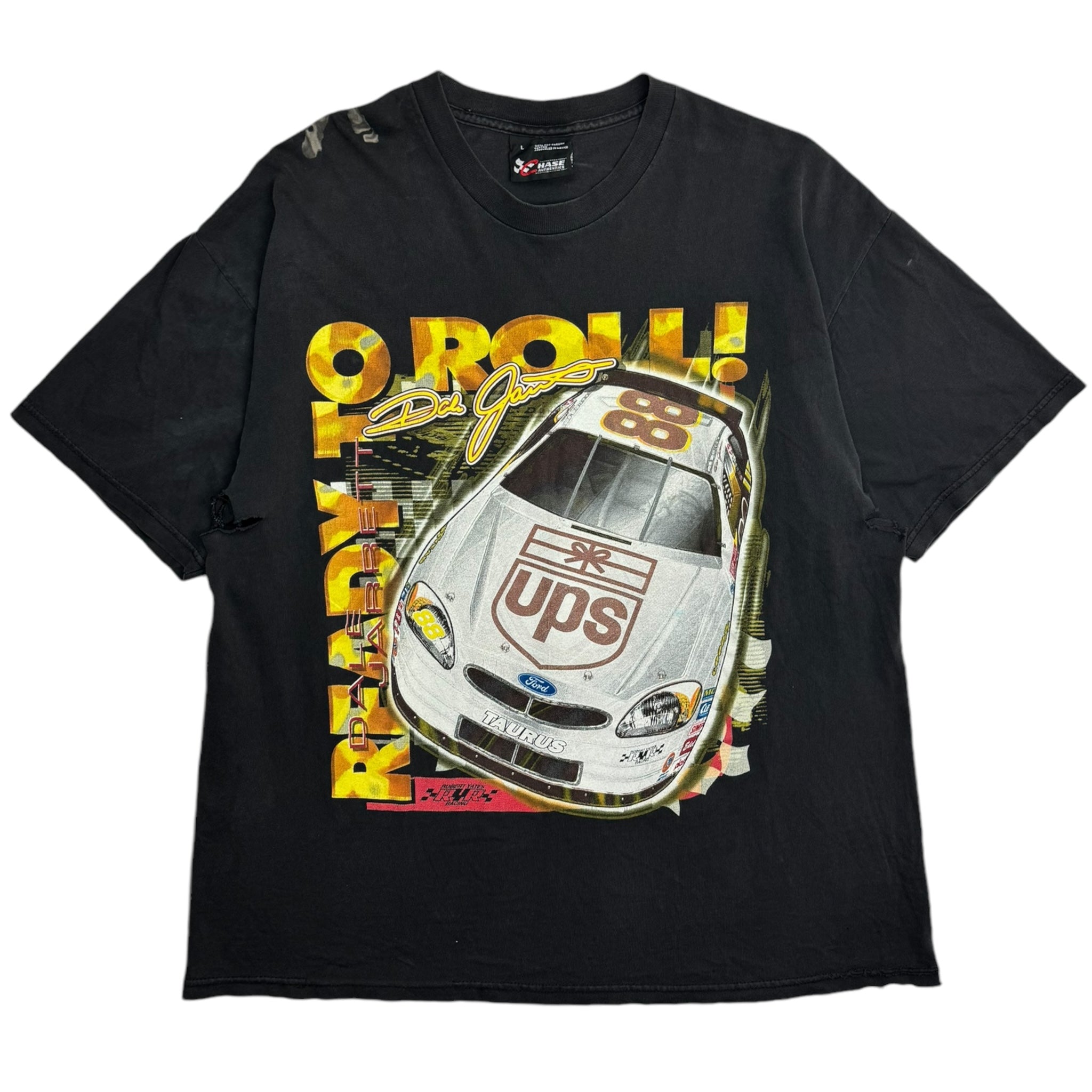 Vintage Dale Jarrett Ready To Roll NASCAR Racing T-Shirt