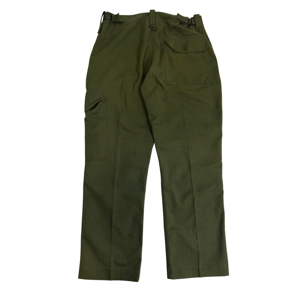 Vintage British Army Single Side Cargo Pants Olive