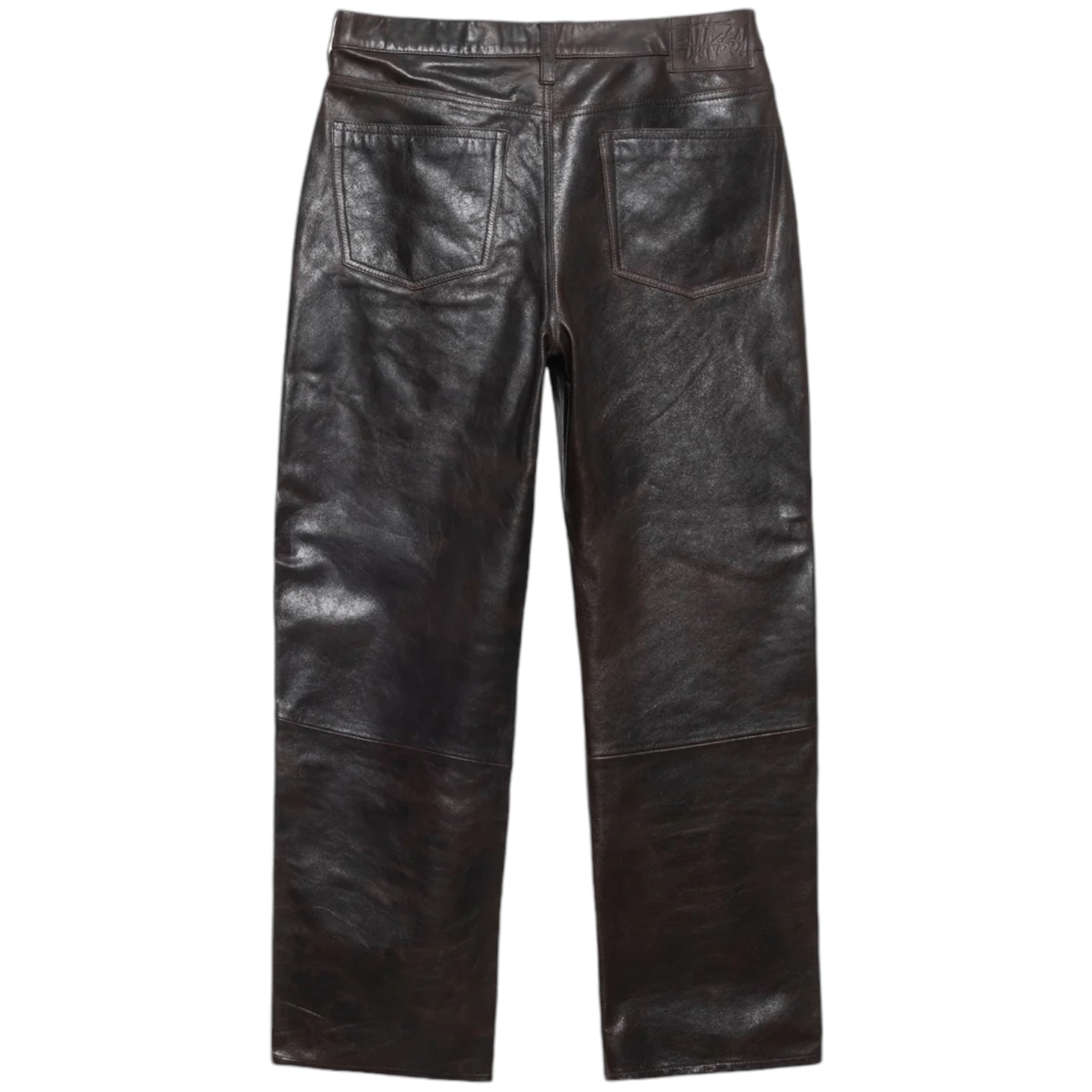 Stüssy Relaxed Jeans Leather Dark Brown