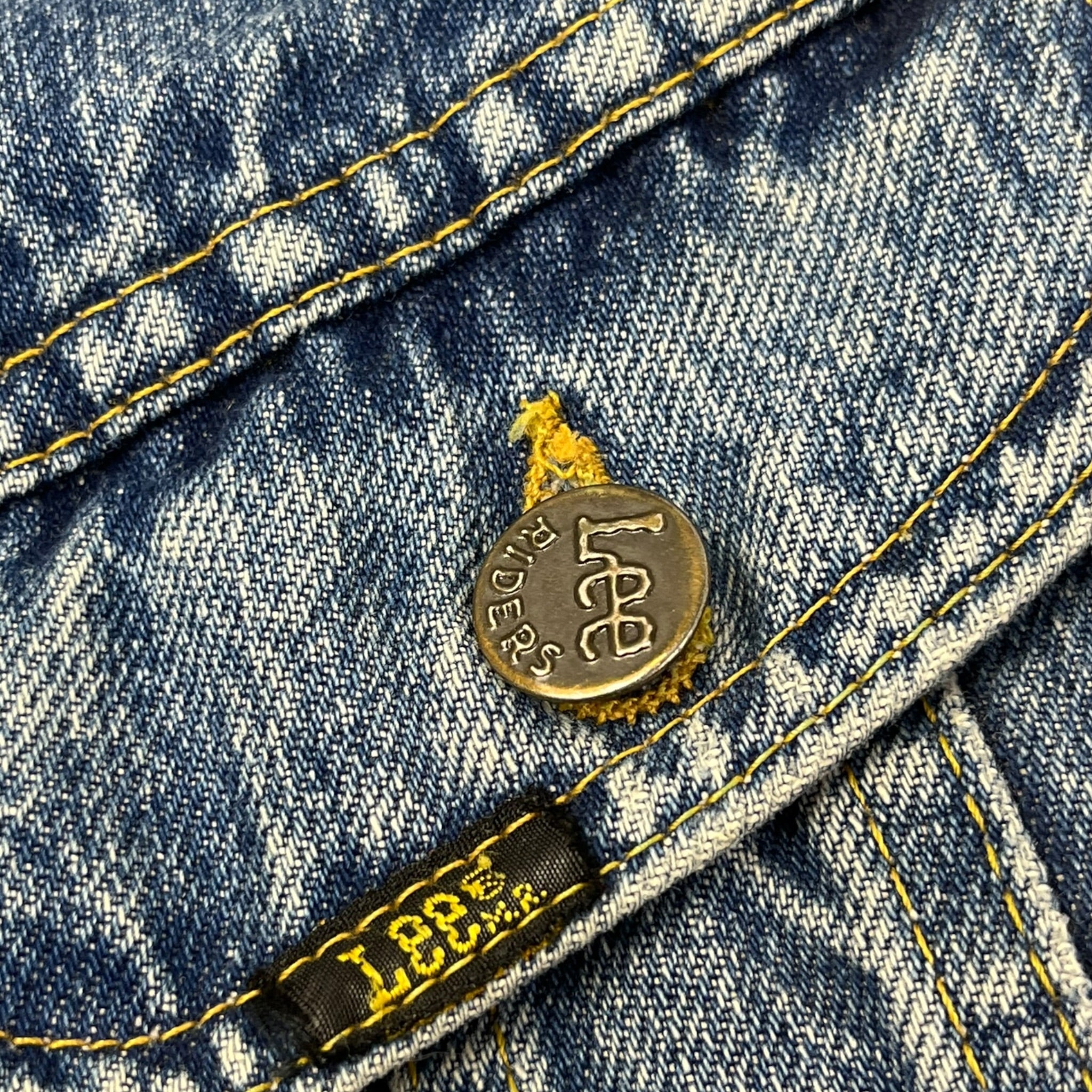 Vintage Lee Riders Wool Lined Denim Jacket