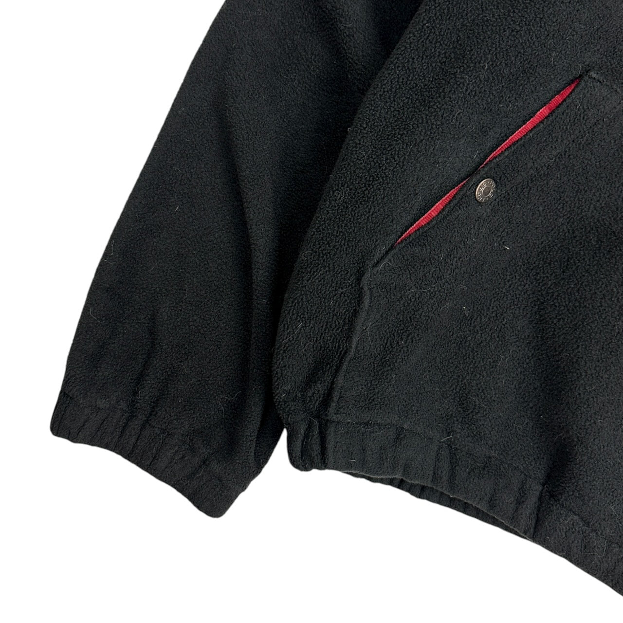 Vintage Polo Sport Fleece Harrington Jacket Black