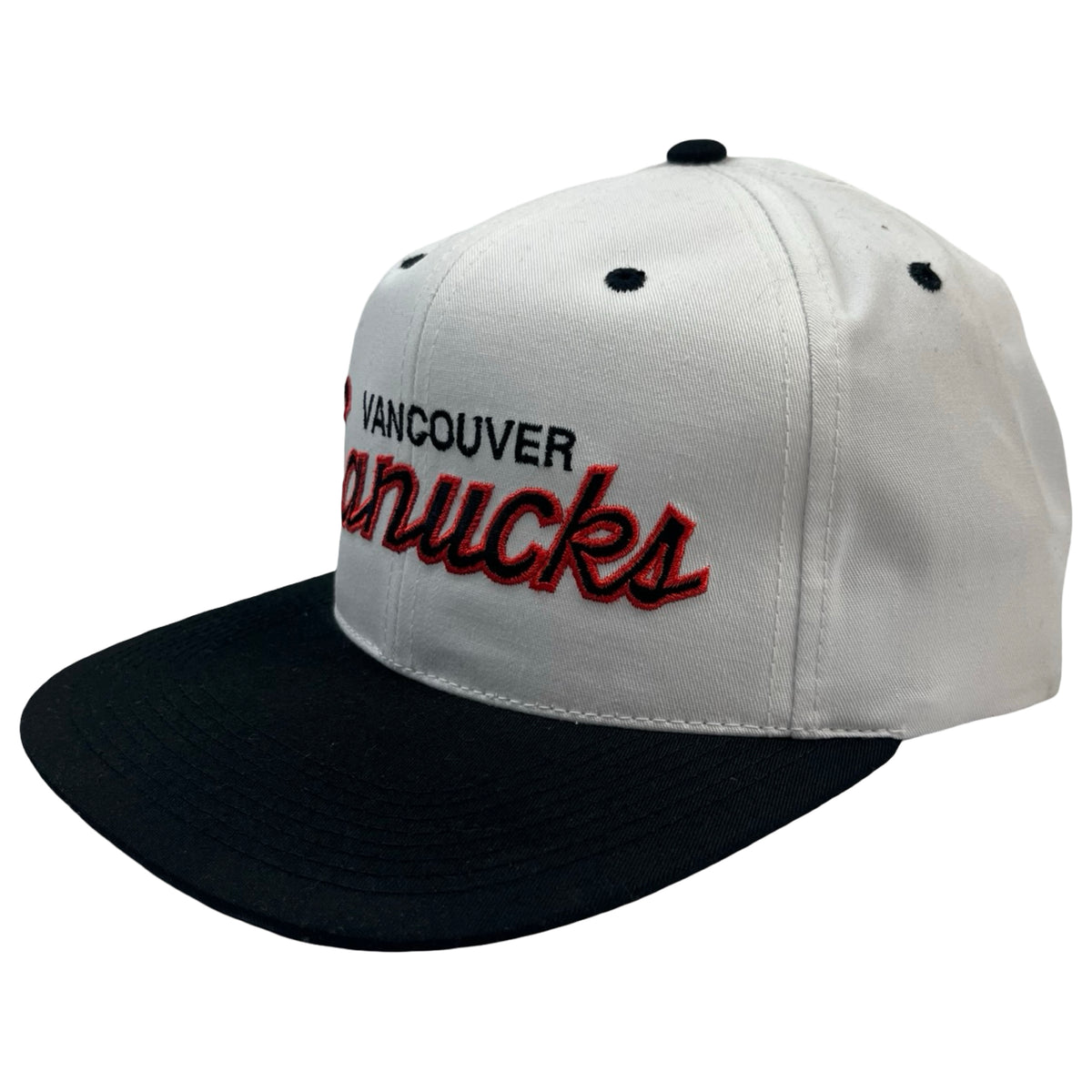 Vintage Vancouver Canucks Double Line Script Sports Specialties Hat