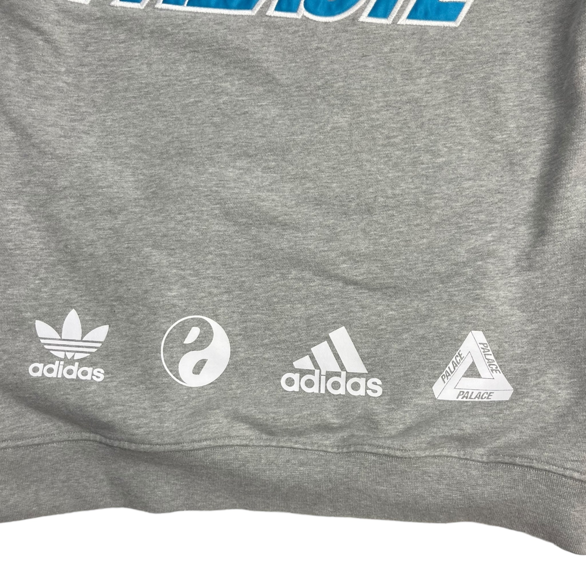 Palace x Adidas Palaste Hood Medium Grey Heather