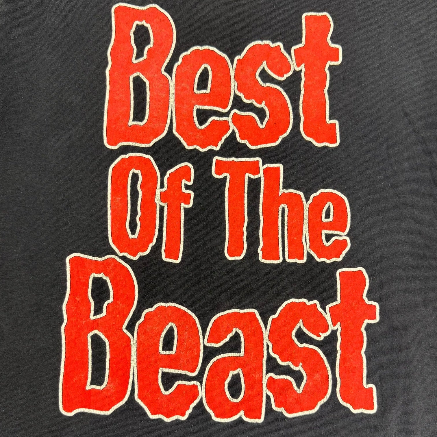 Vintage Iron Maiden Best Of The Beast Tee Black