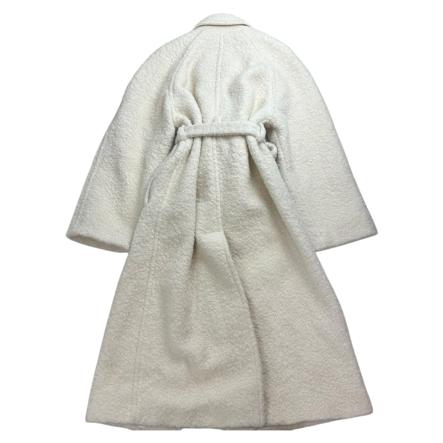 Acne Studios Teddy Coat White