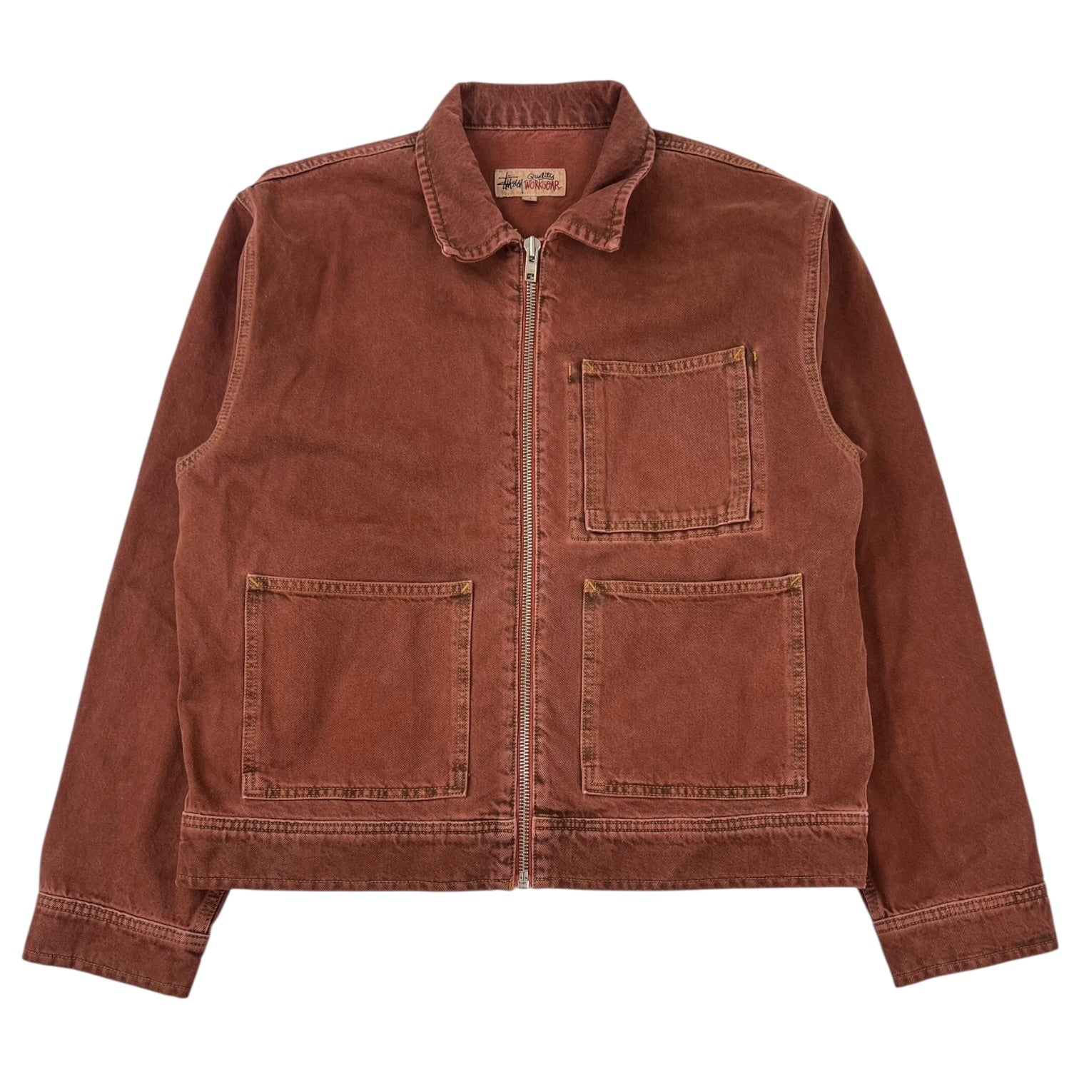 Stussy Denim Zip Work Jacket