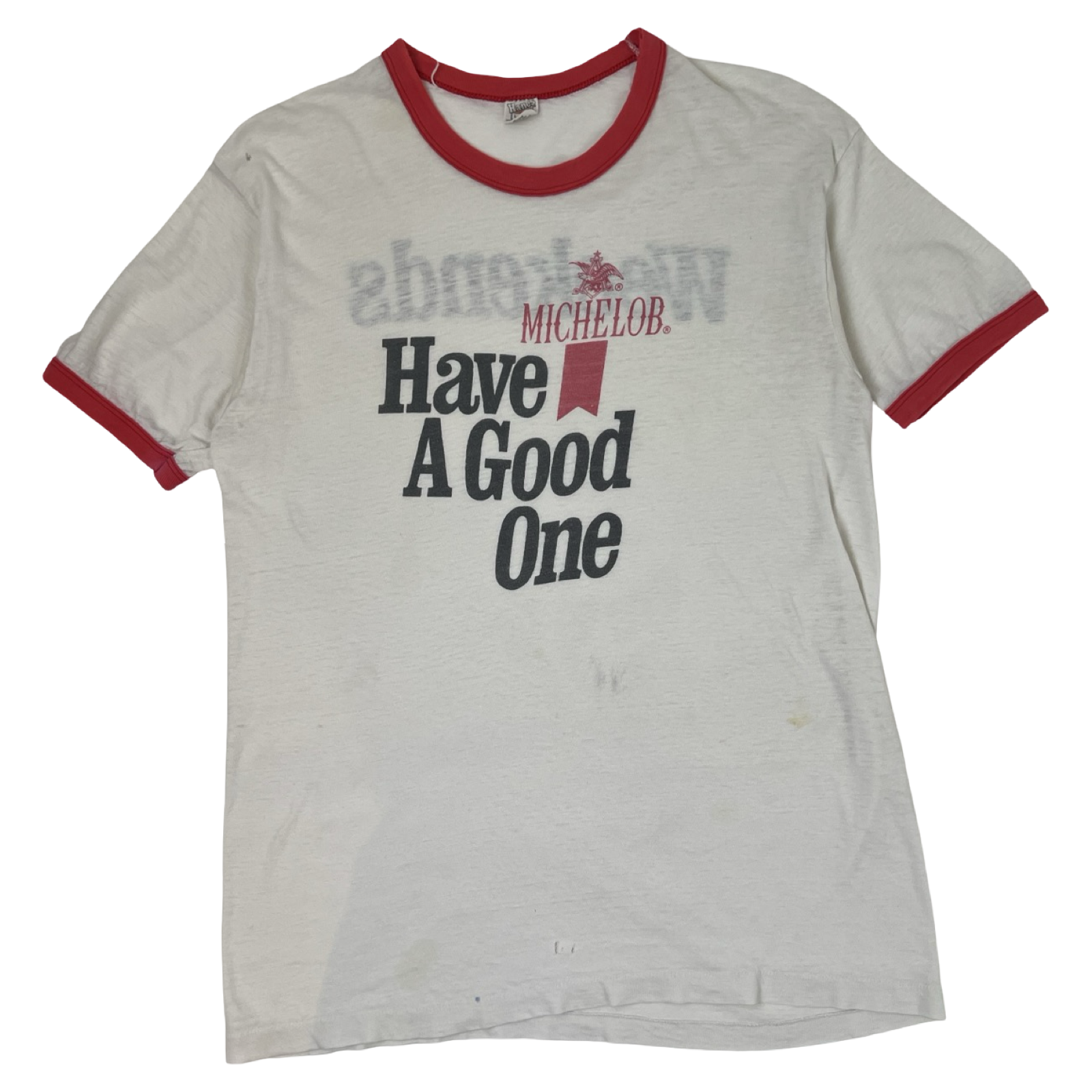 Vintage 1980’s Michelob “Have A Good One” Ringer T-Shirt White