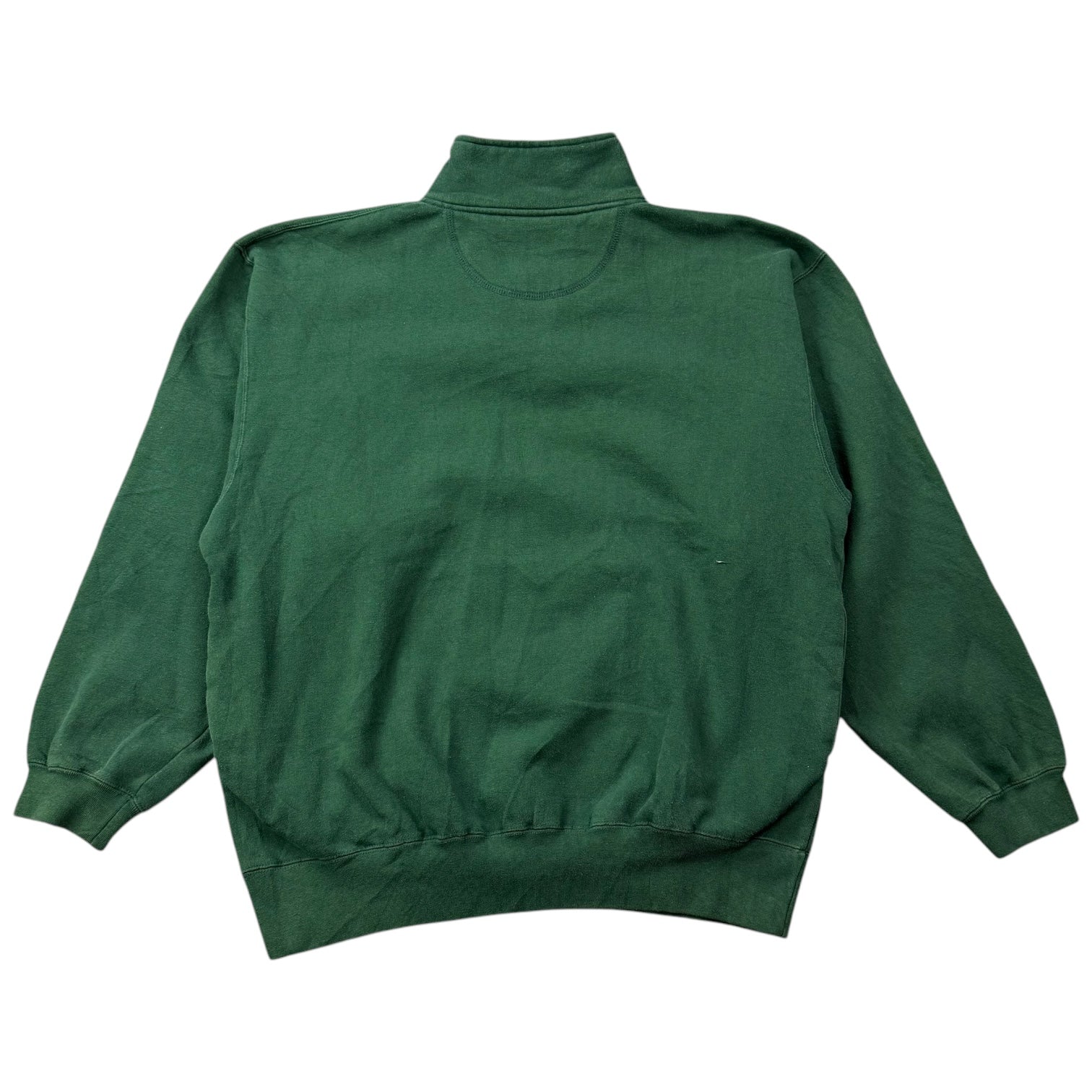 Vintage Green Bay Packers Quarter Zip Sweater Green