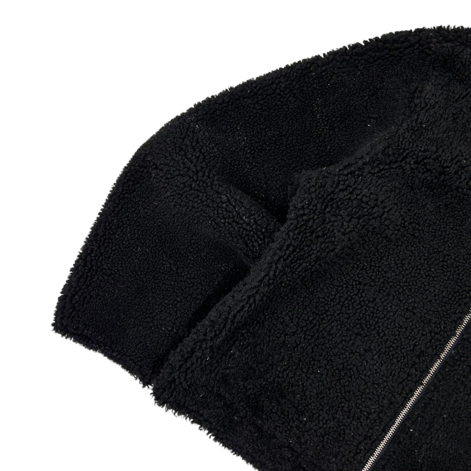 Stussy Shearling Reversible Bomber Jacket Black