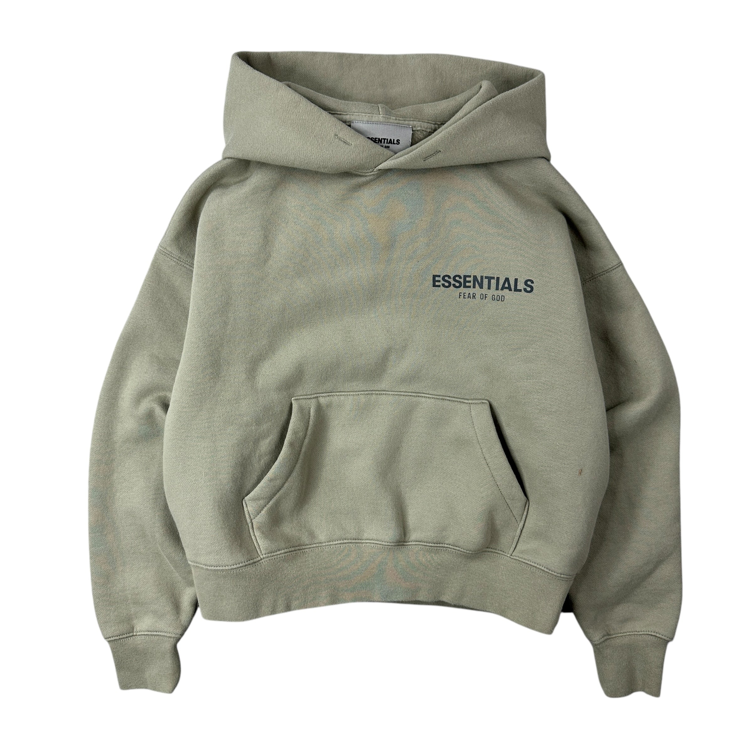 Fear Of God Essentials Kids Hoodie Concrete
