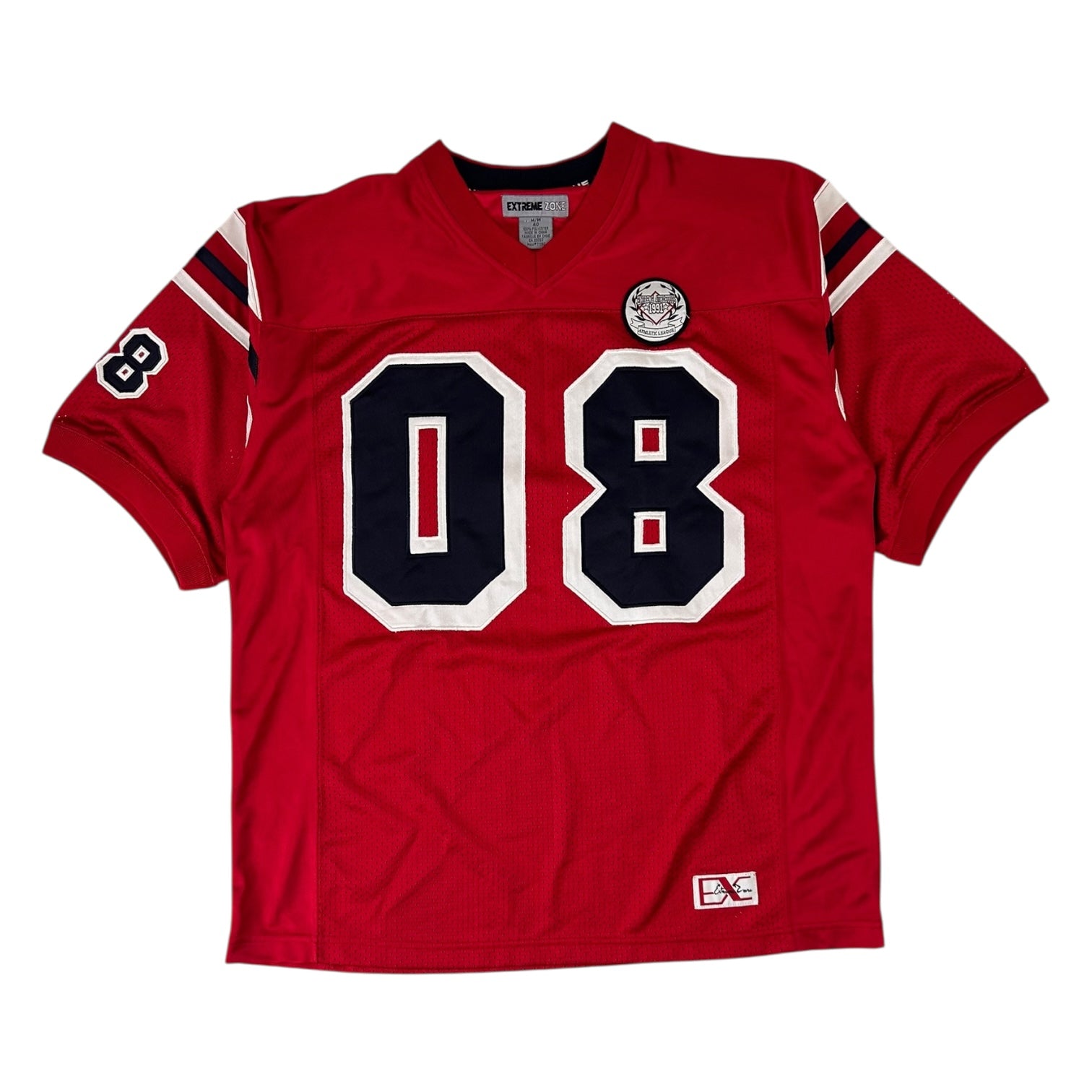 Vintage Extreme Zone Football Jersey Red