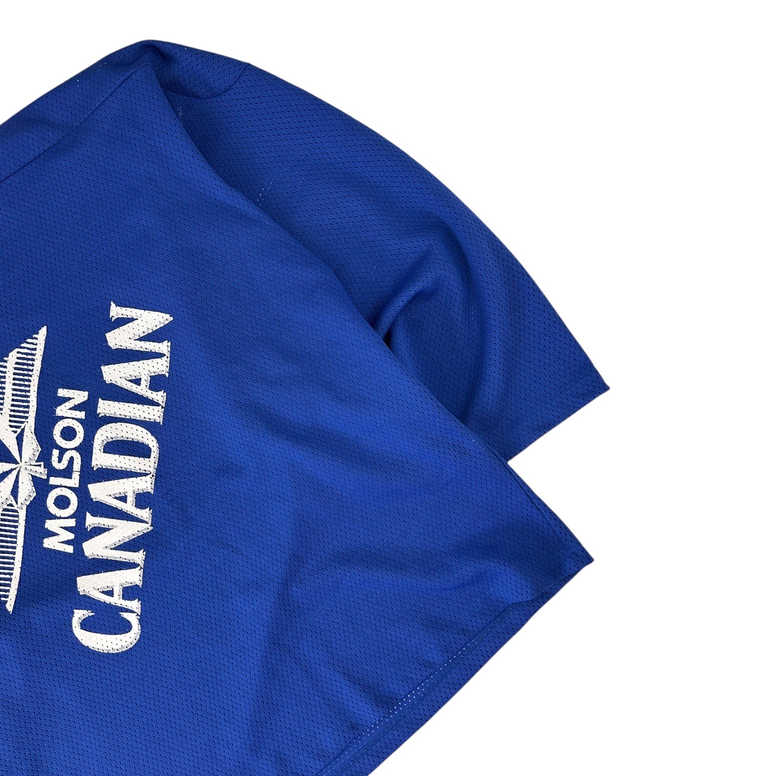 Vintage Molson Canadian Hockey Jersey Blue