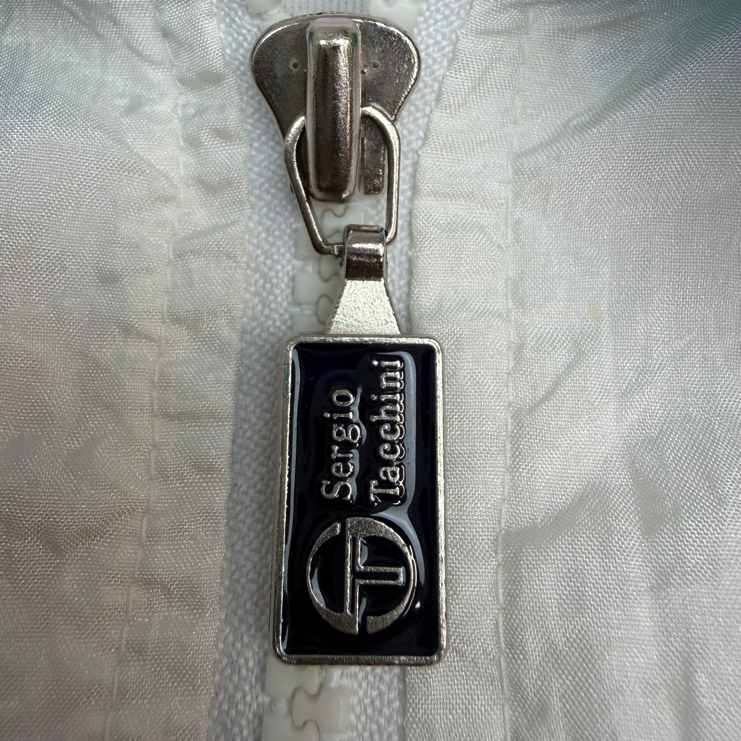 Vintage Sergio Tacchini Sport Track Jacket White/Blue