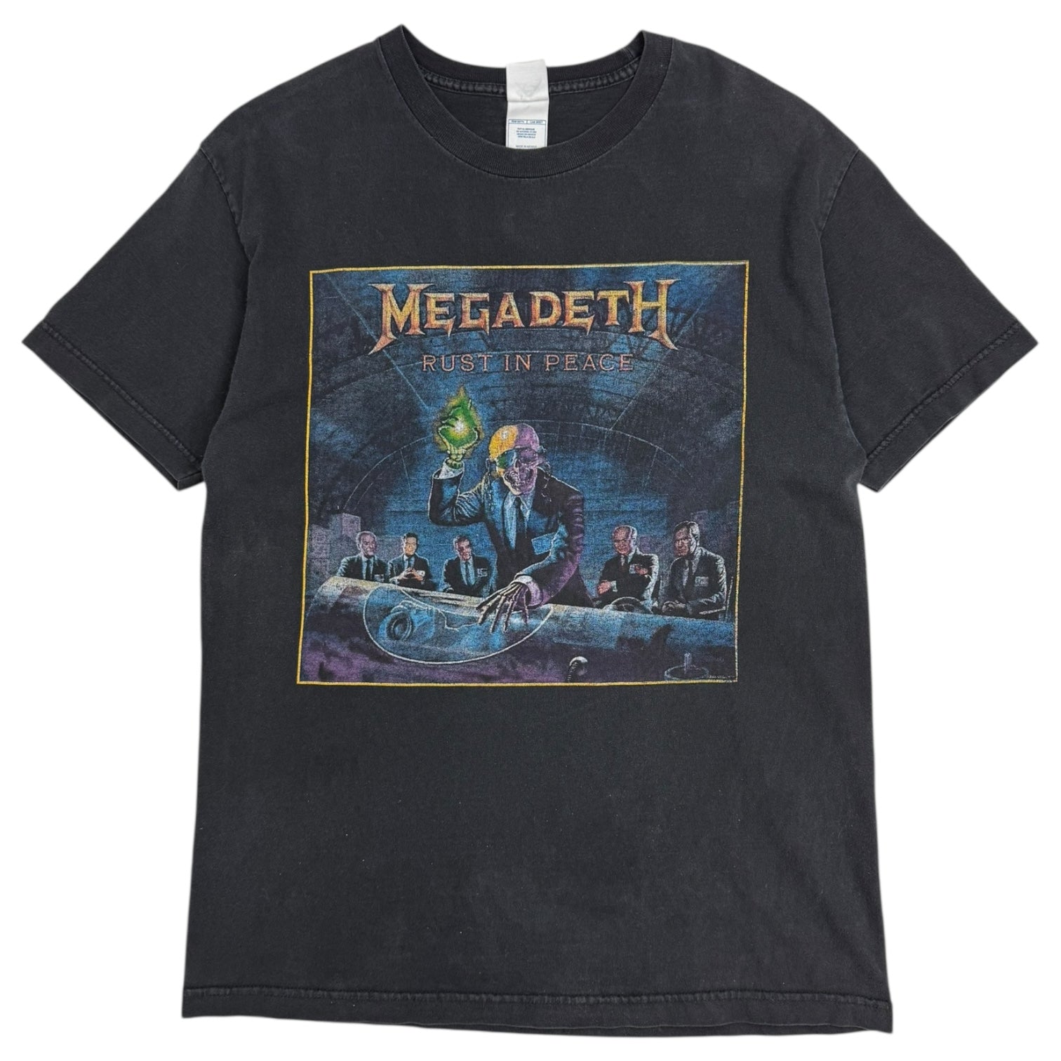 Vintage Megadeth Rust In Peace T-Shirt Black