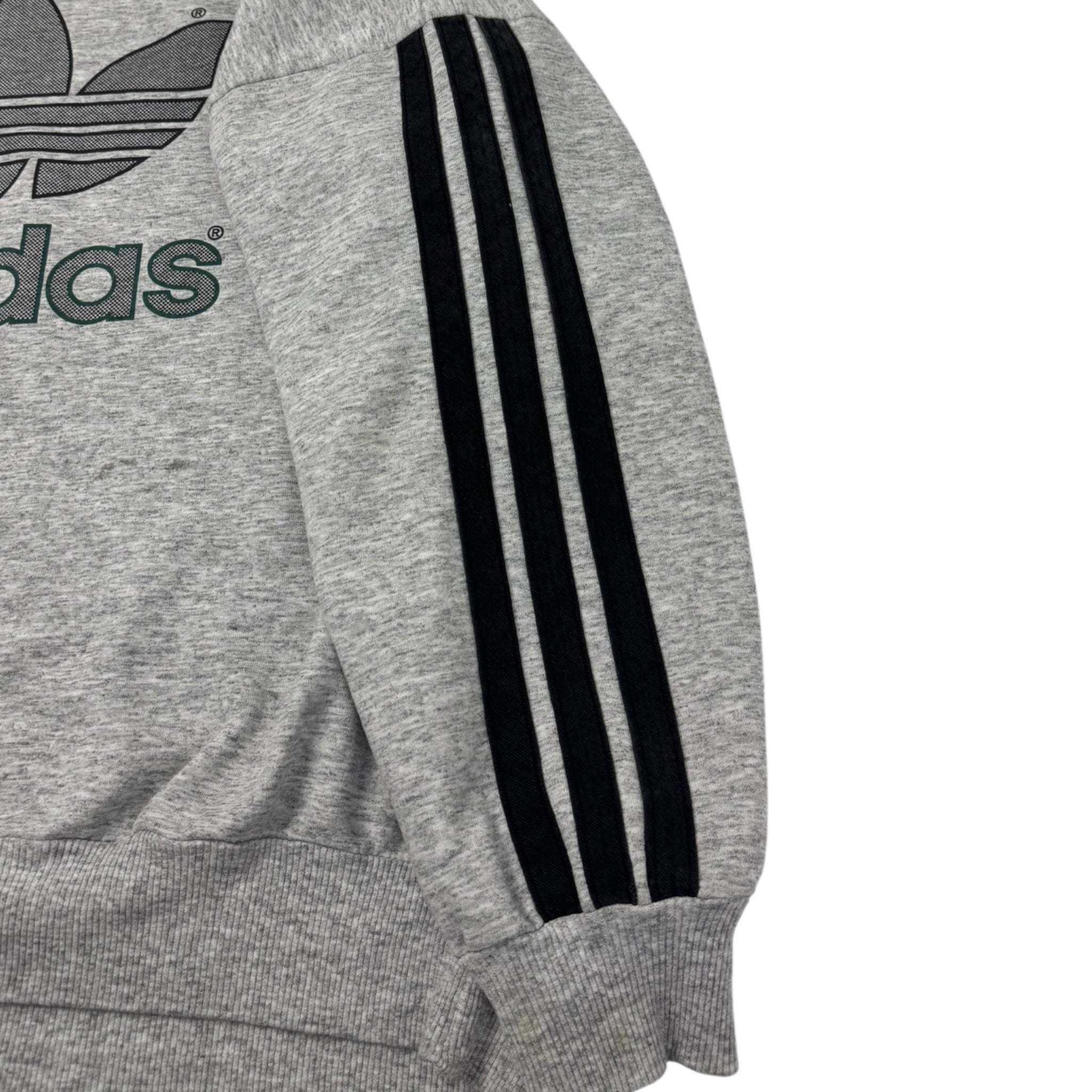 Vintage Adidas Three Stripe Sleeves Crewneck