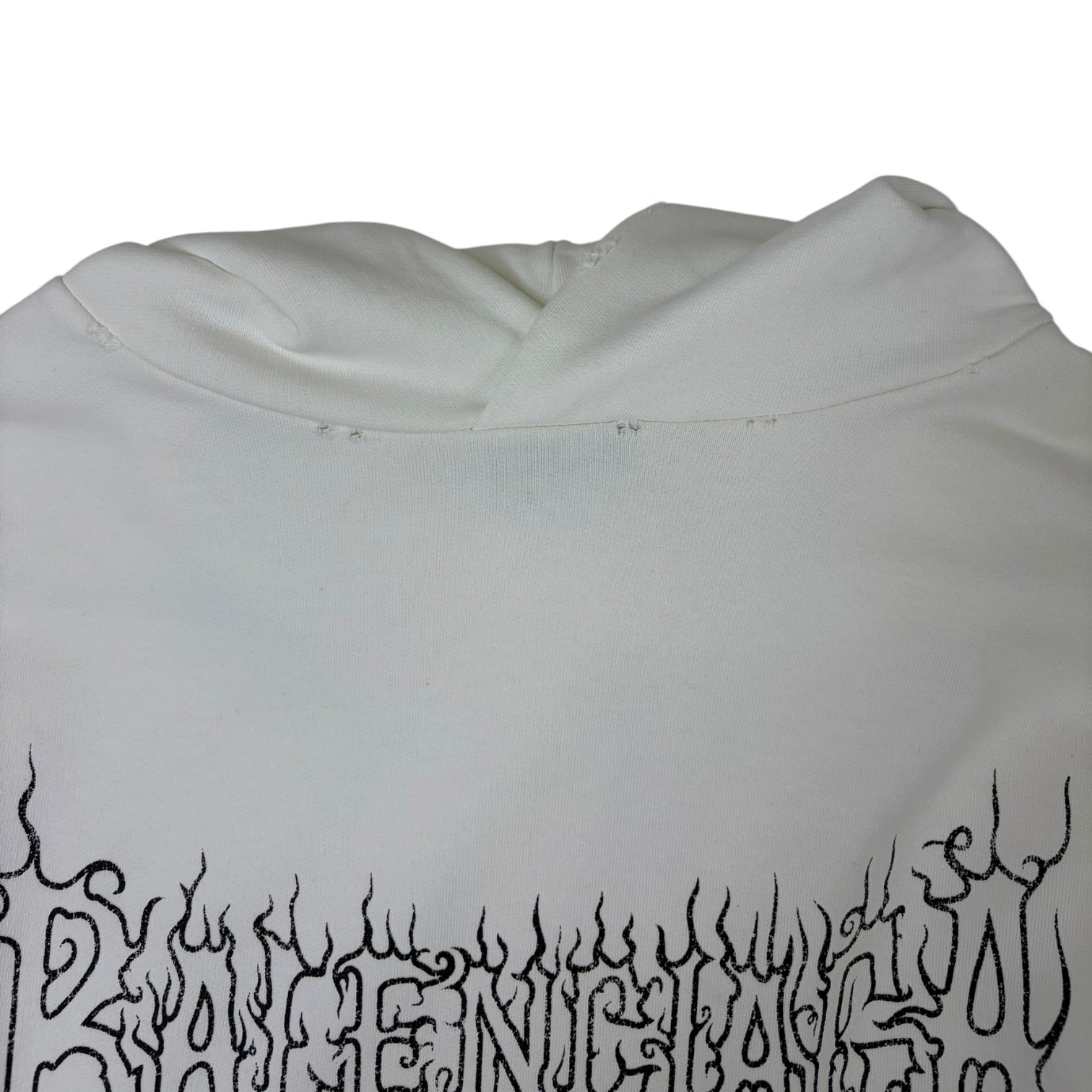 Balenciaga Darkwave Logo Print Sweatshirt White