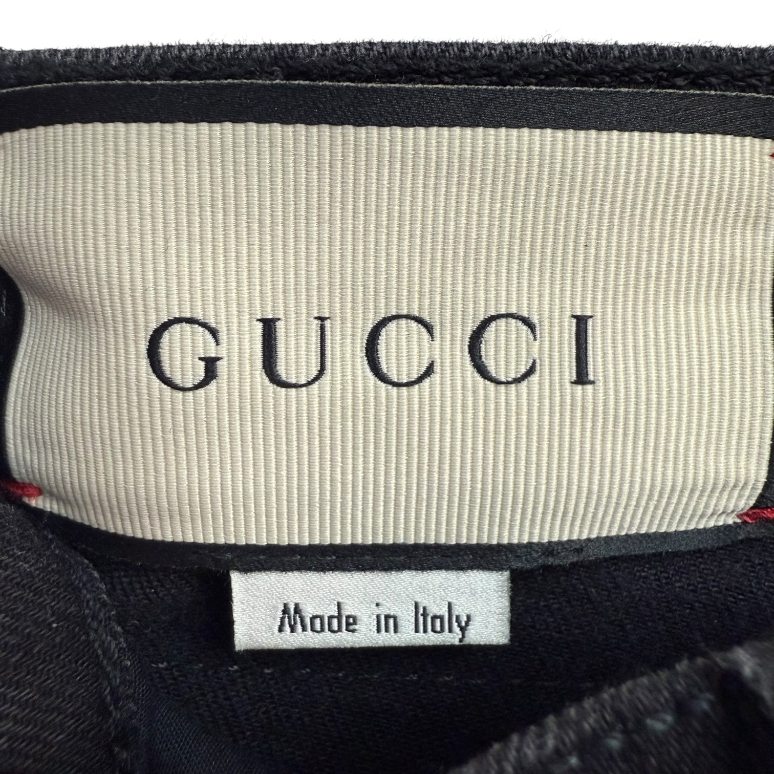 Gucci Skinny Denim Pants Black