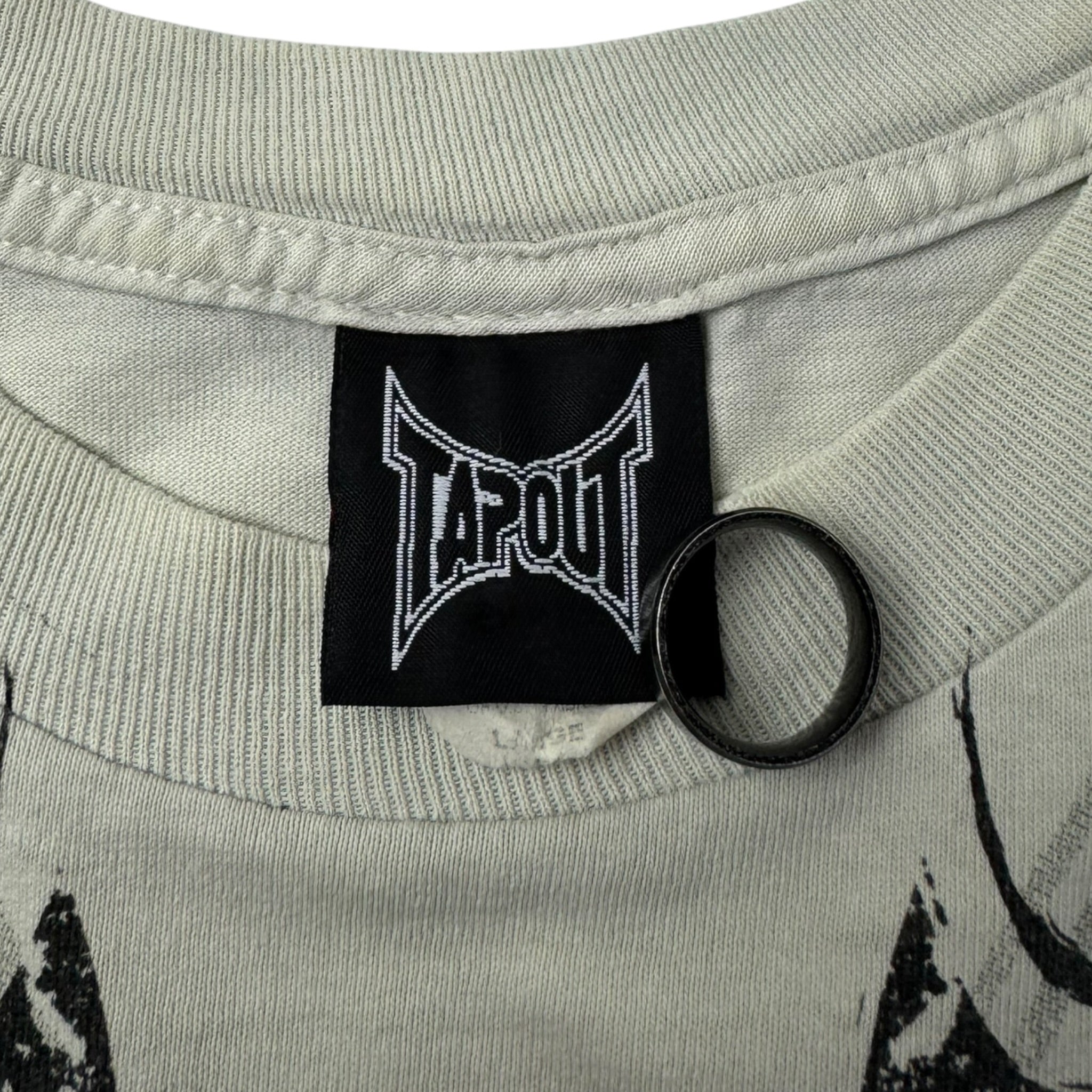 Vintage Y2K Tapout Cyber T-Shirt White