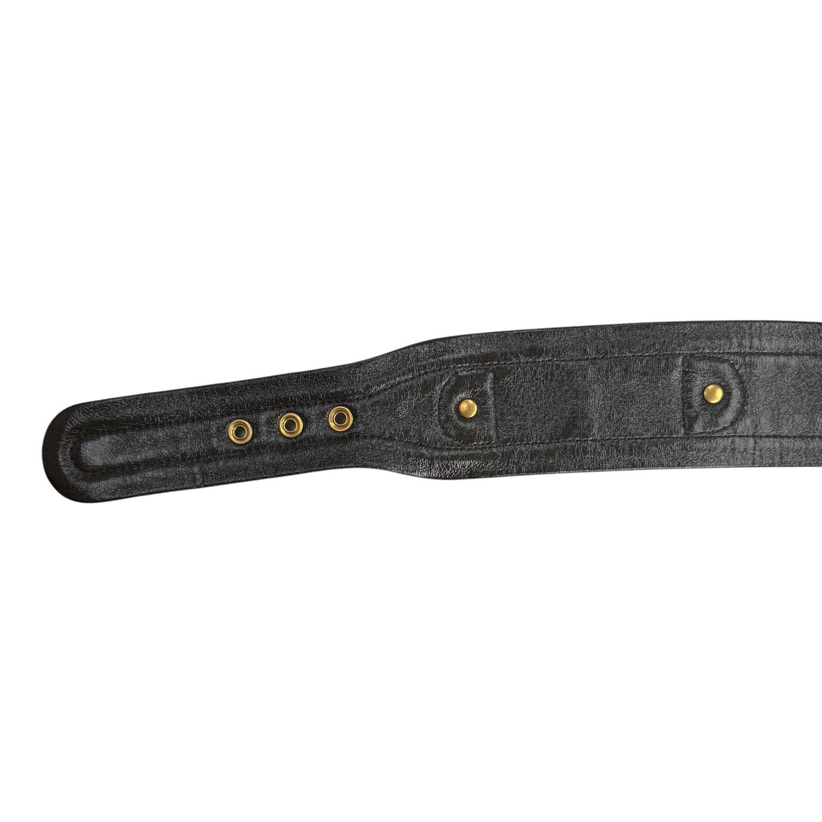 (W) Stella McCartney Vegan Leather Waist Belt Black/Purple