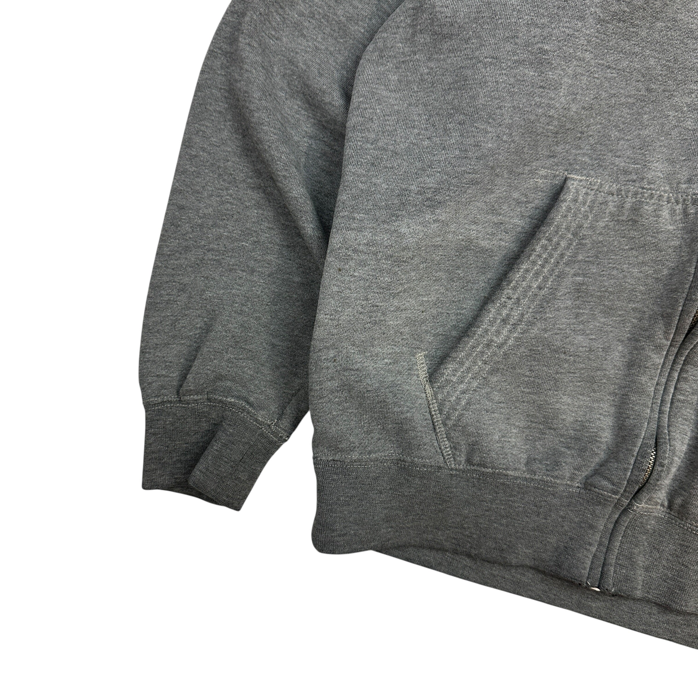 (W) Vintage Y2K Youth Fox Racing Hoodie Grey