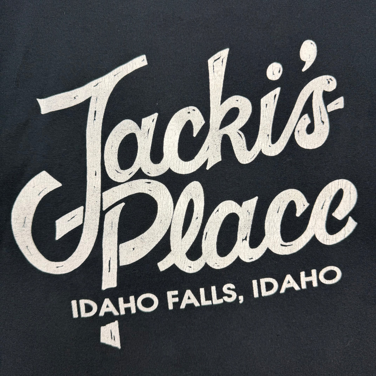 Vintage 80s Jacki’s Place Tee Black