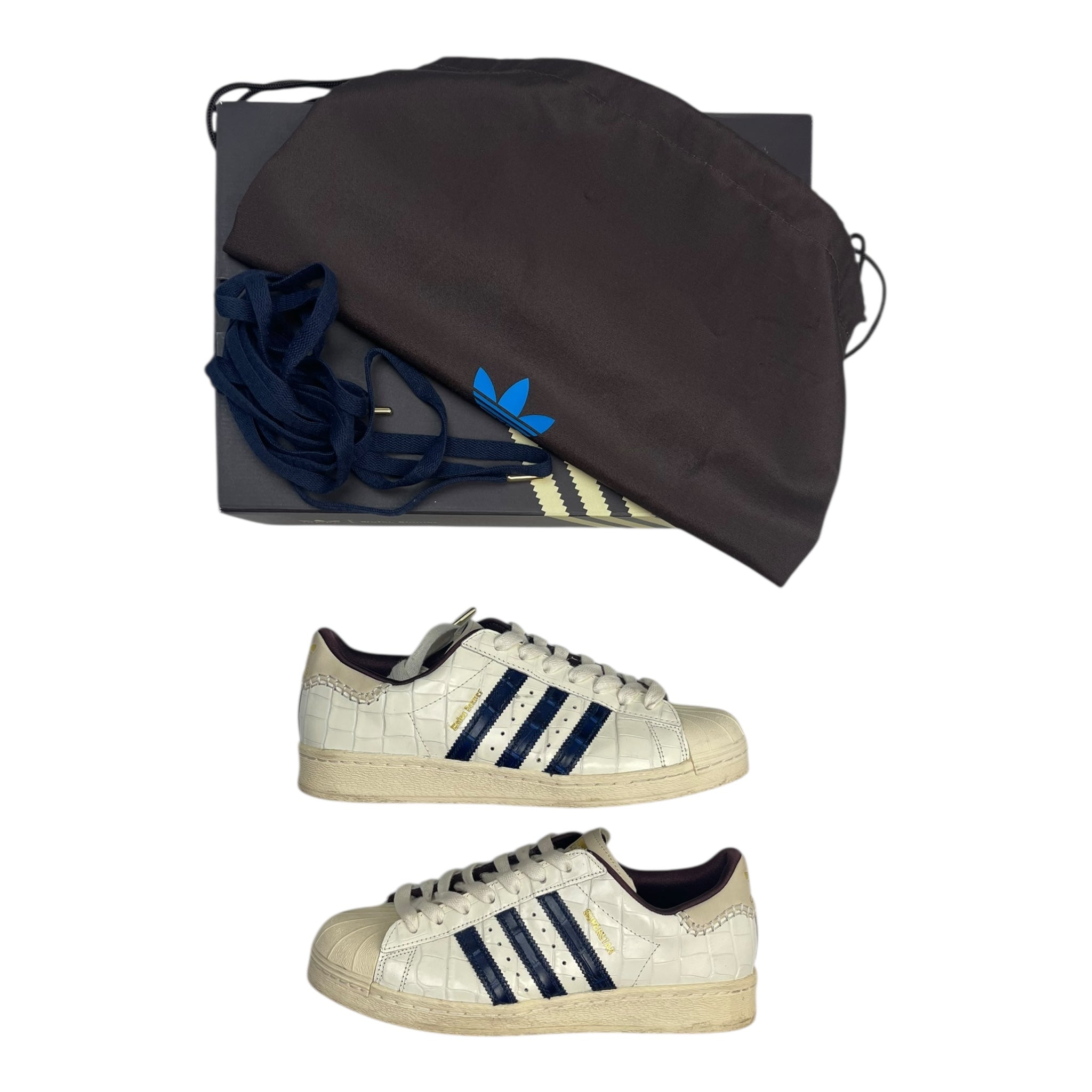 Adidas X Wales Bonner Superstar White Crocodile (Used)
